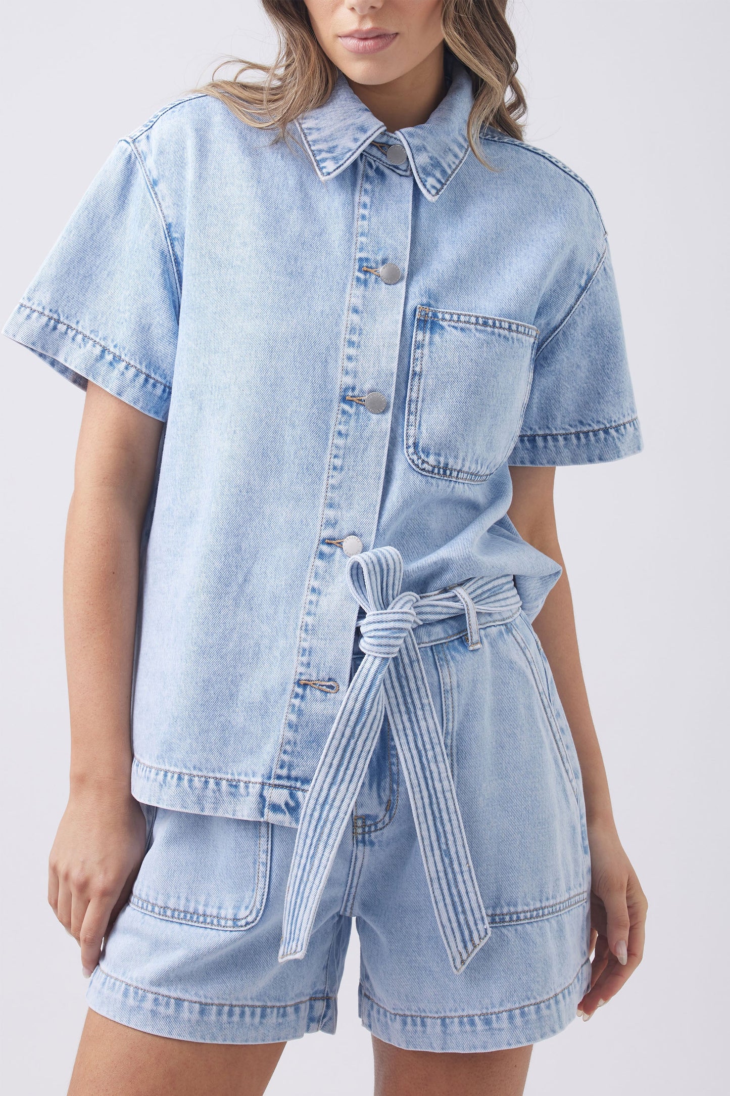 Lexi Oversized Denim Shacket