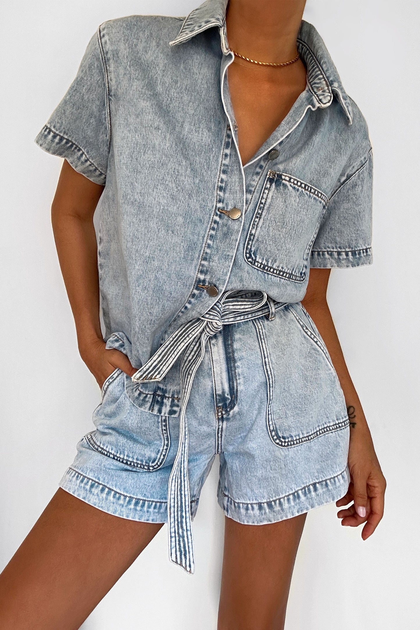 Lexi Oversized Denim Shacket