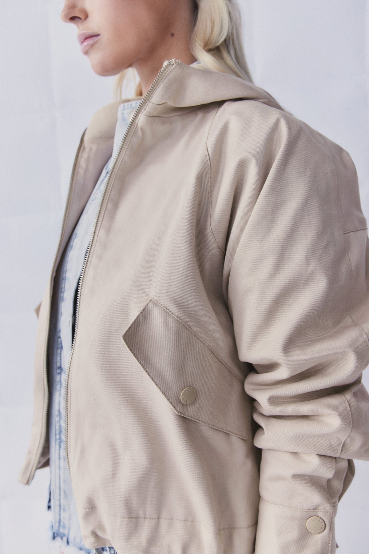 D-Luxe Oversized Zip Jacket