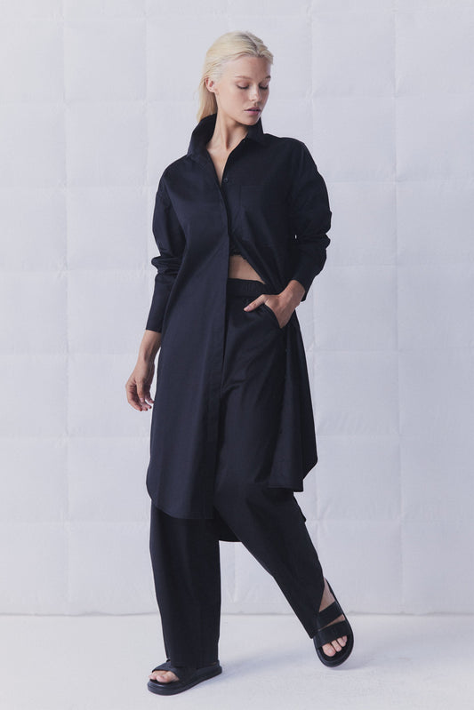D-Luxe Poplin Shirt Dress