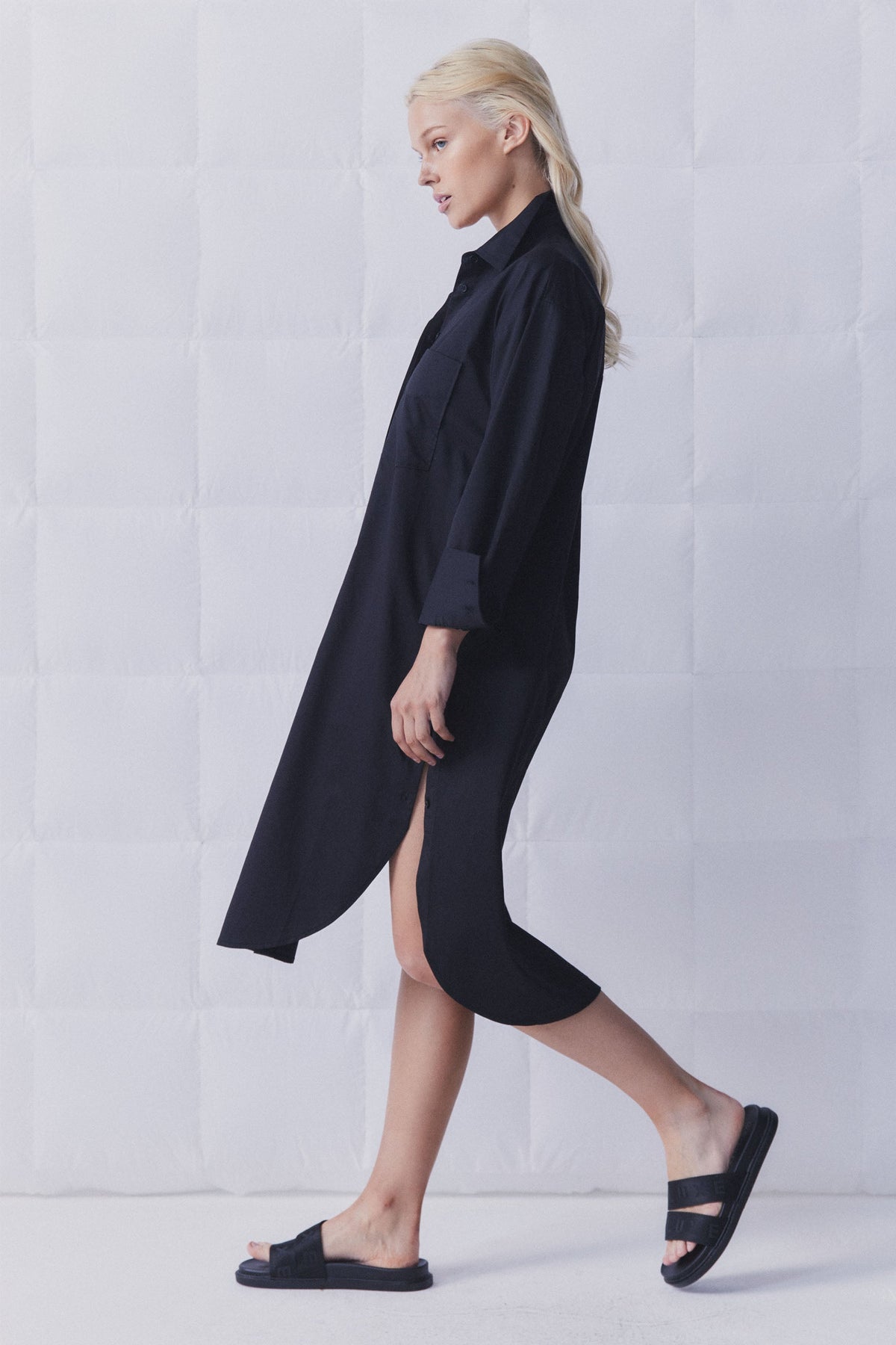 D-Luxe Poplin Shirt Dress