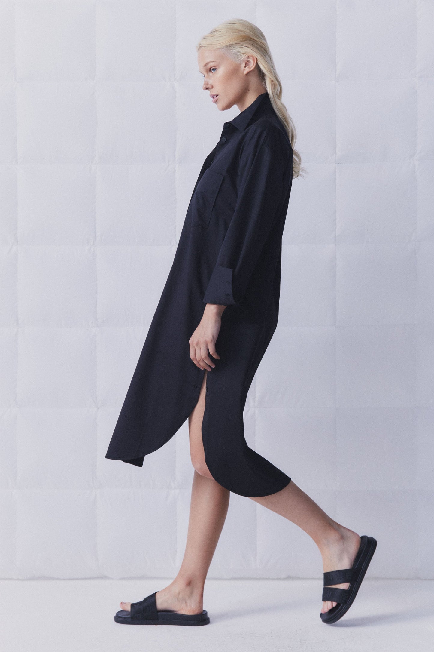 D-Luxe Poplin Shirt Dress