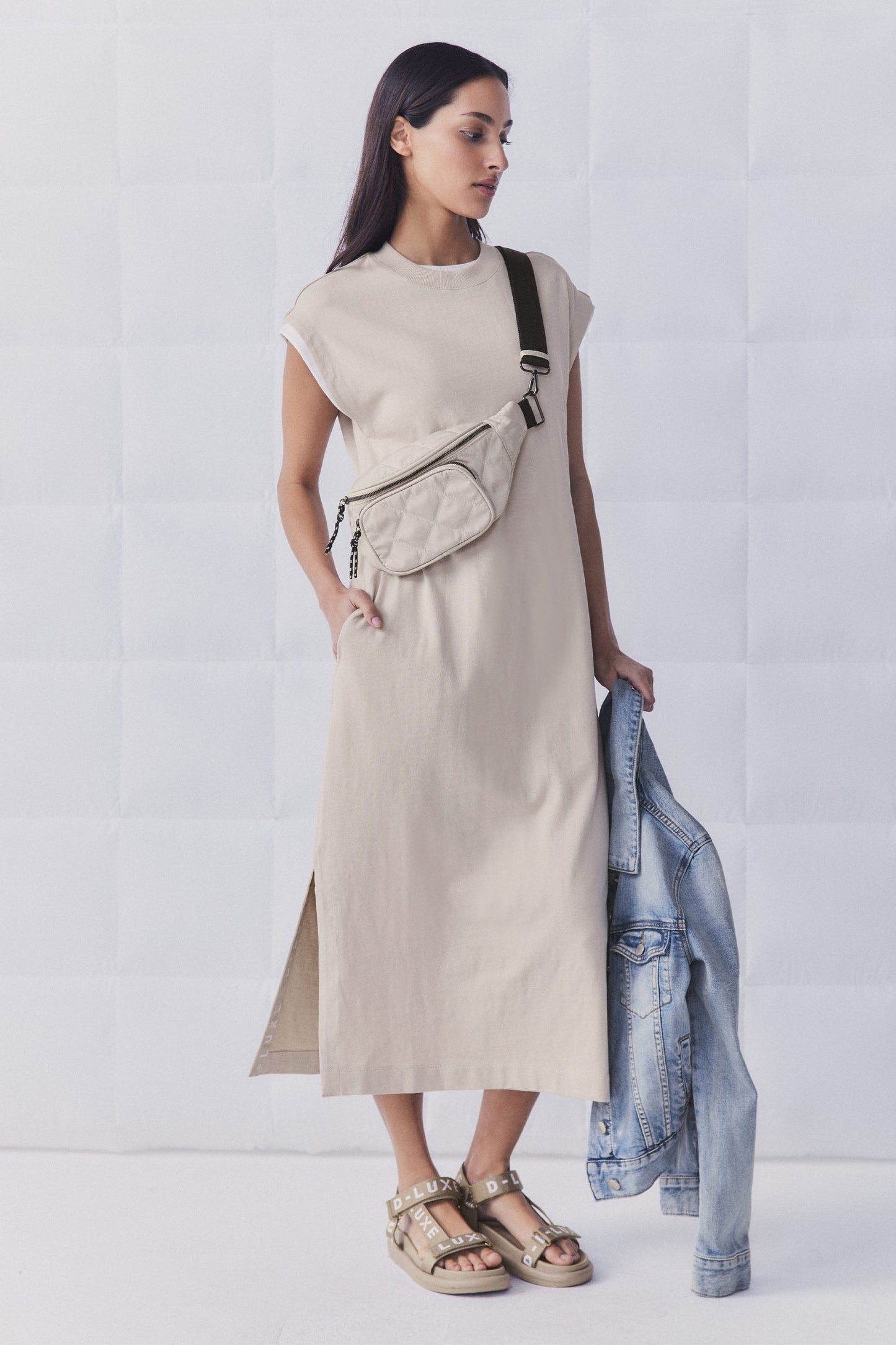 D-Luxe Sleeveless Tee Dress