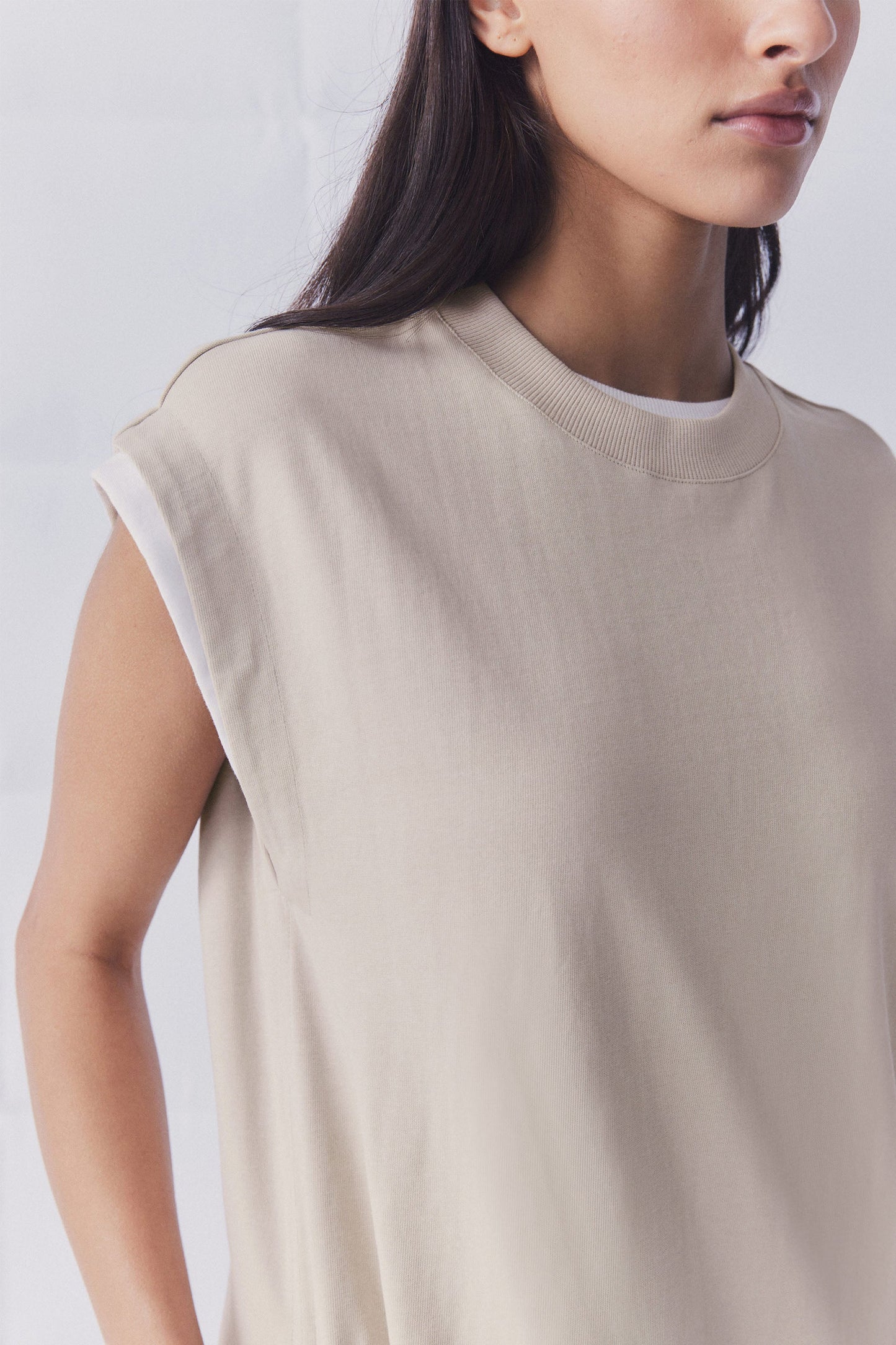 D-Luxe Sleeveless Tee Dress