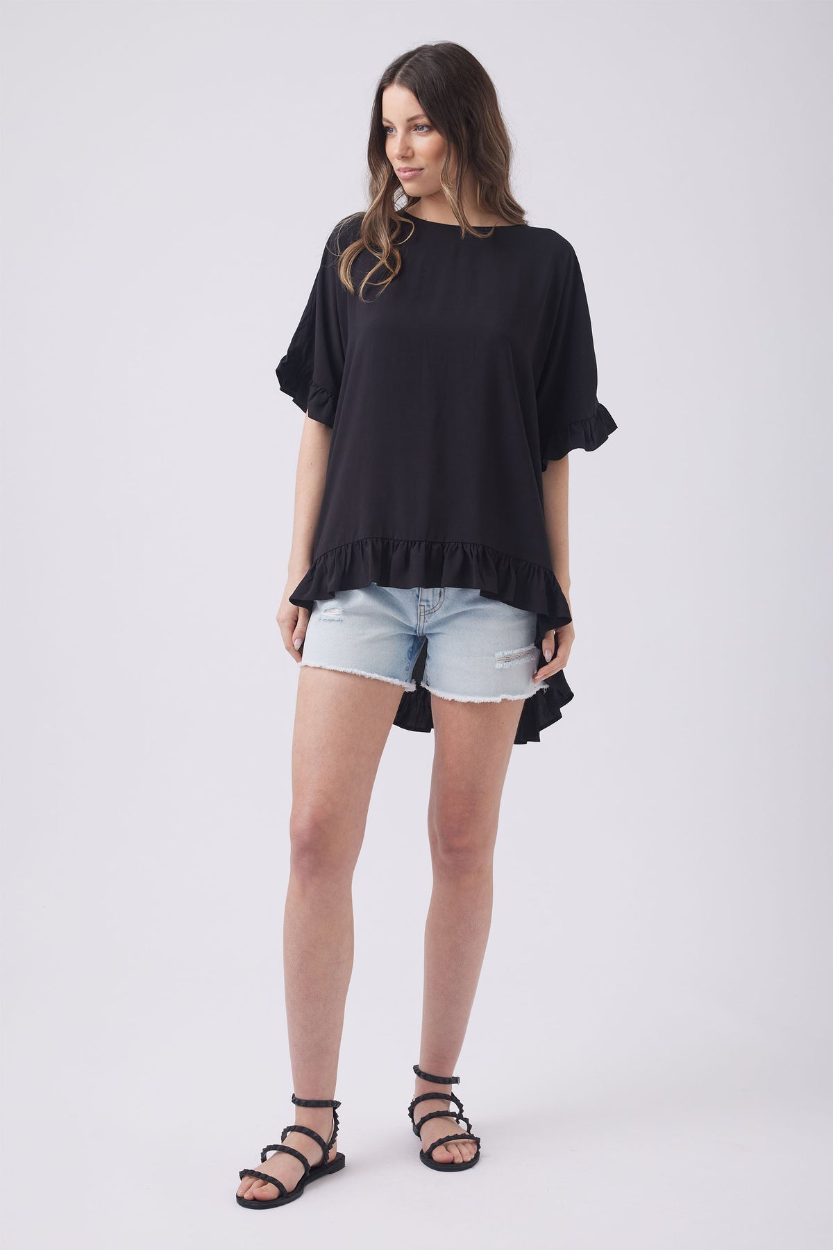 Sandy Ruffle Top