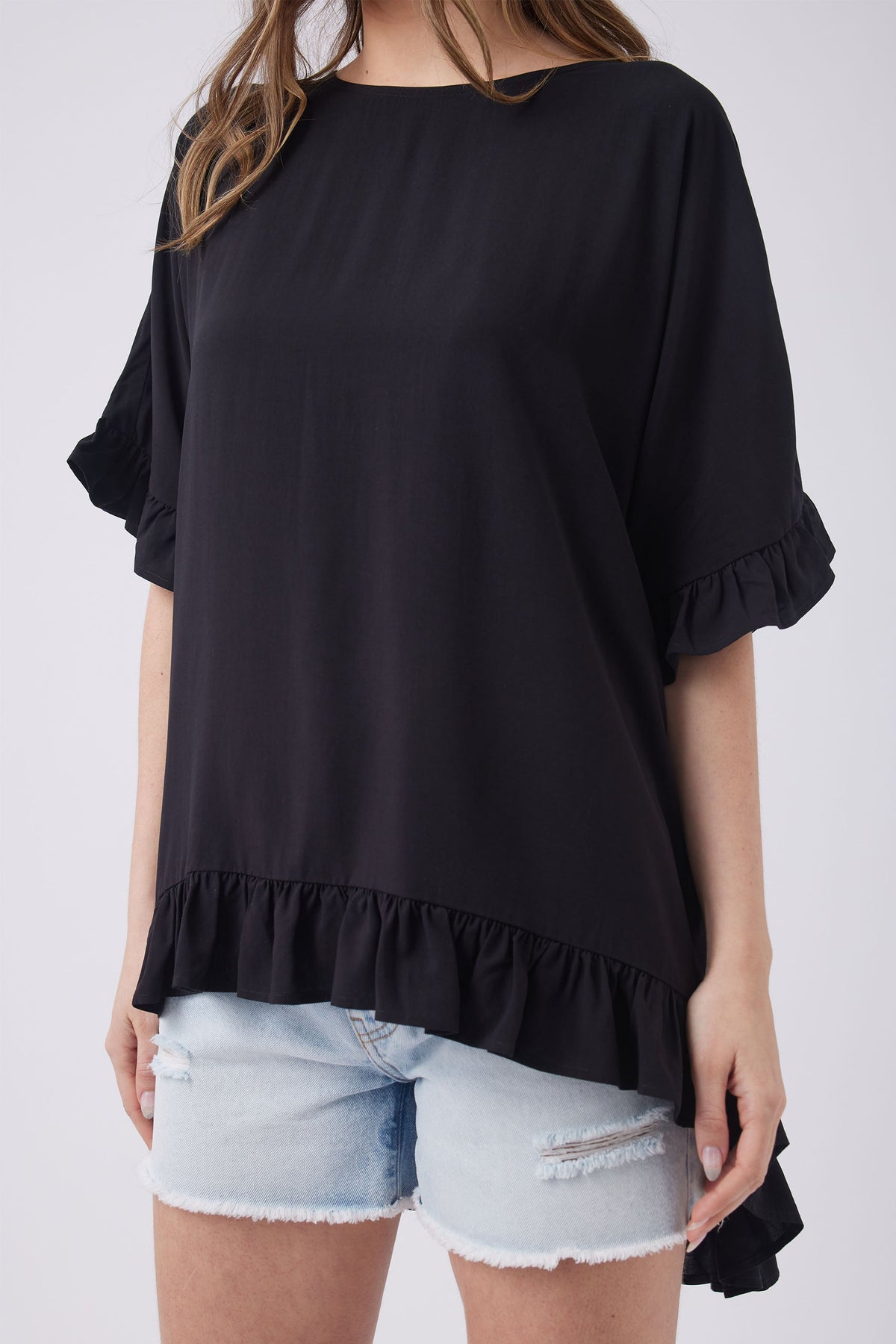 Sandy Ruffle Top