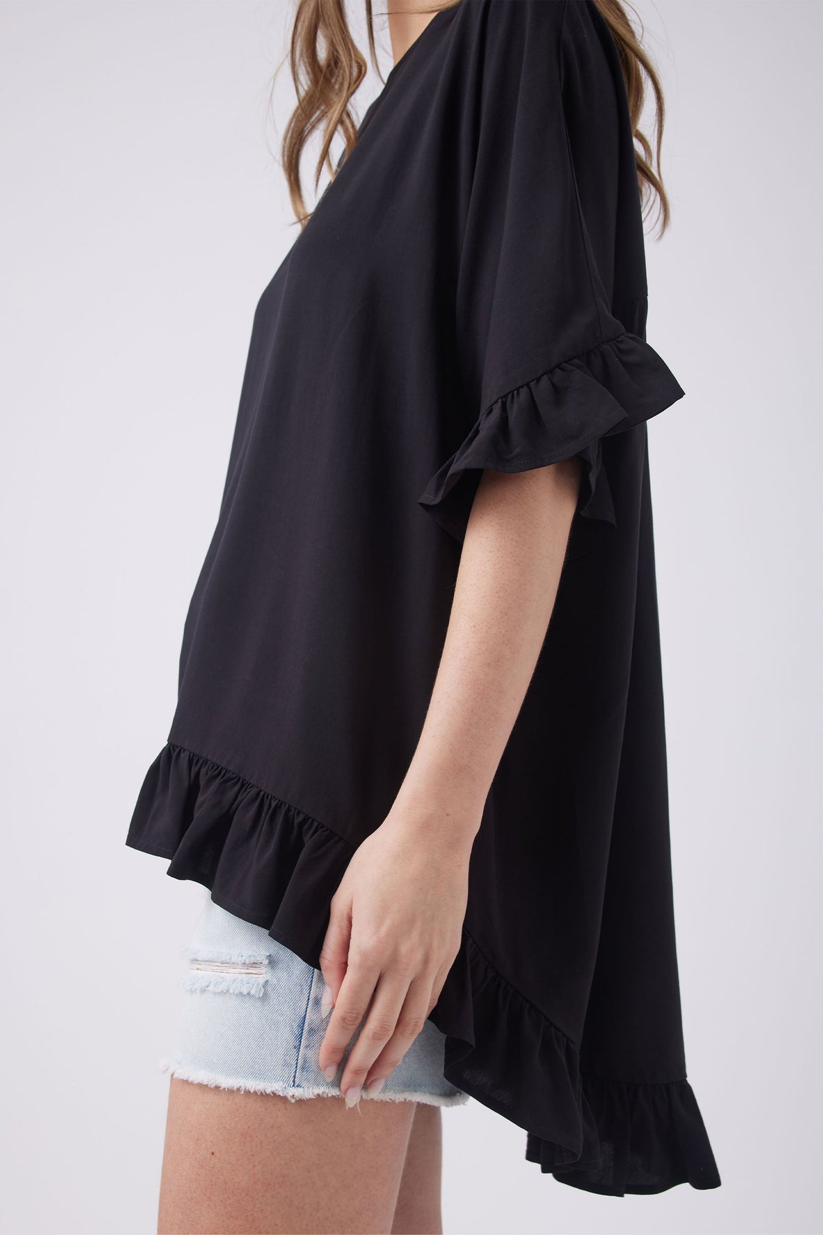 Sandy Ruffle Top