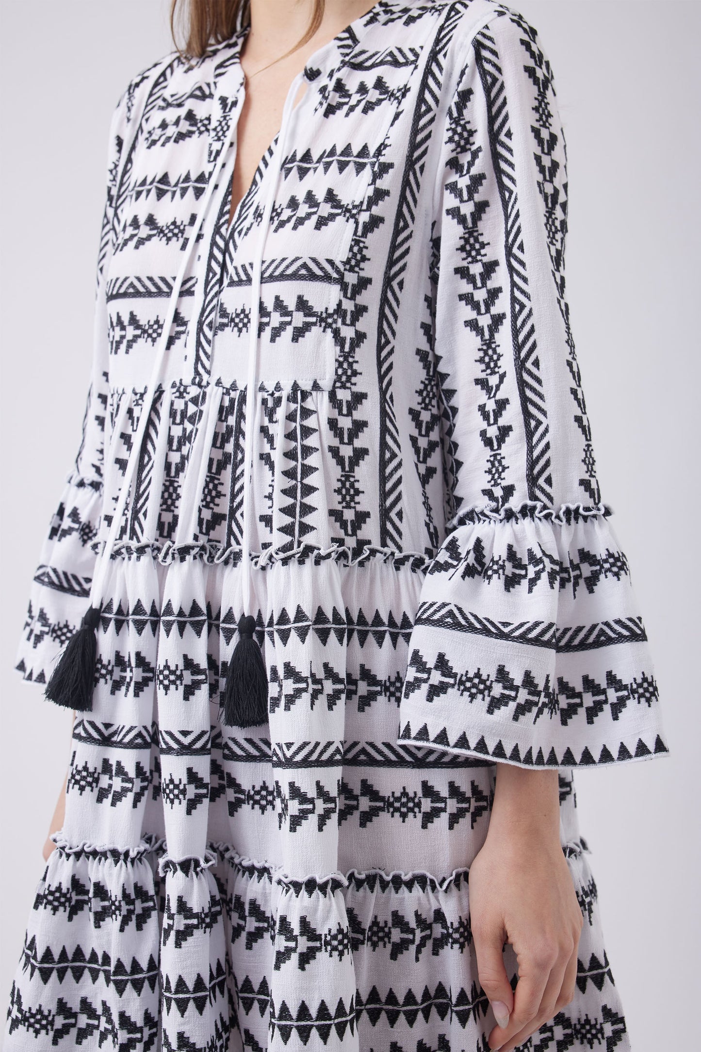 Indie Embroidered Mini Dress