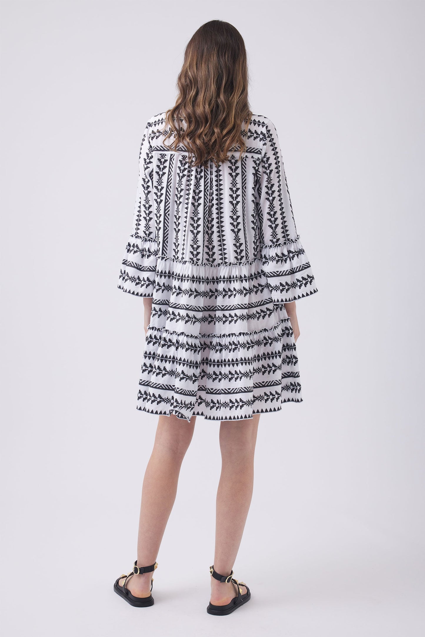 Indie Embroidered Mini Dress