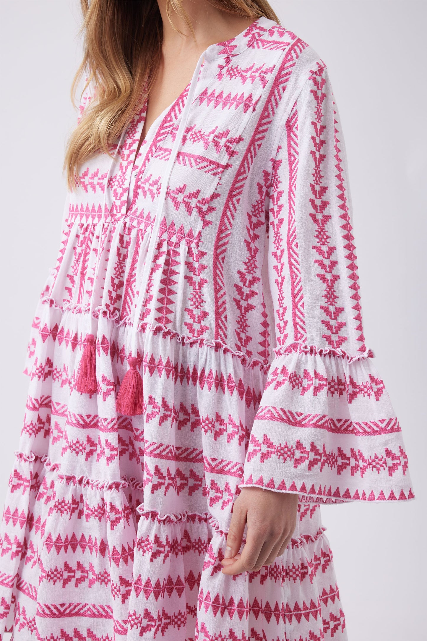 Indie Embroidered Mini Dress