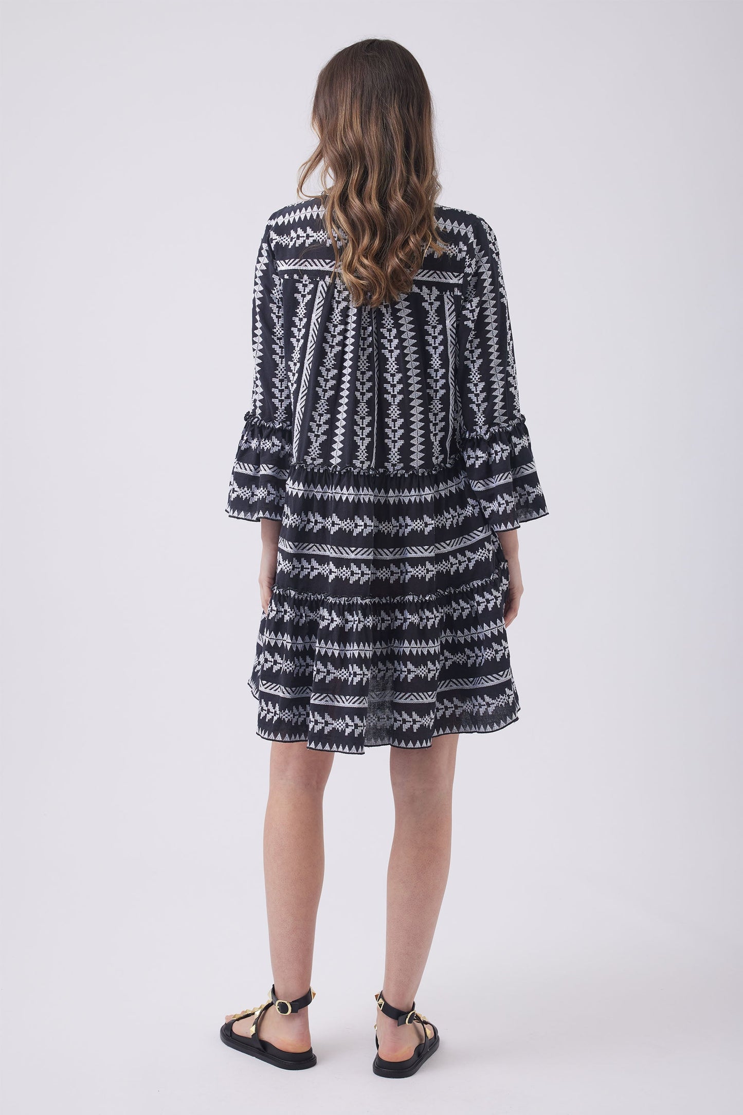 Indie Embroidered Mini Dress