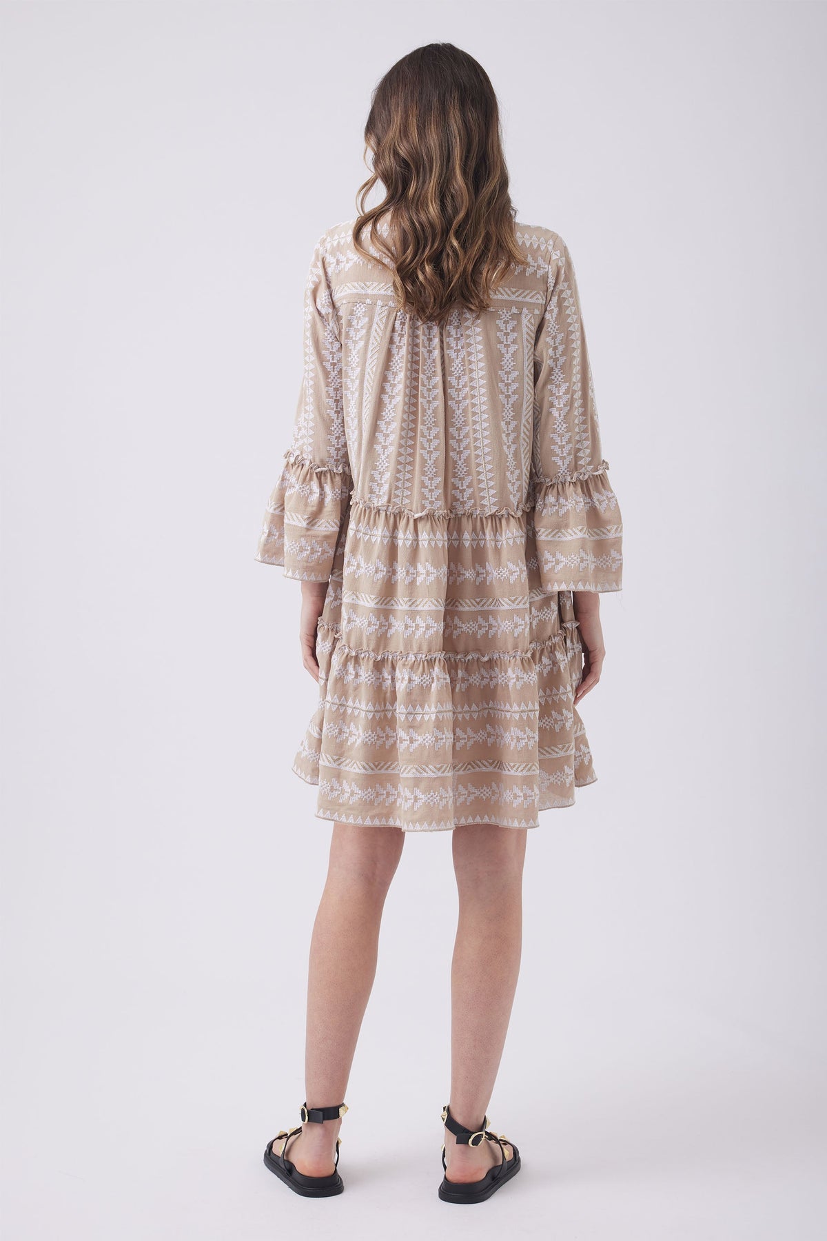 Indie Embroidered Mini Dress