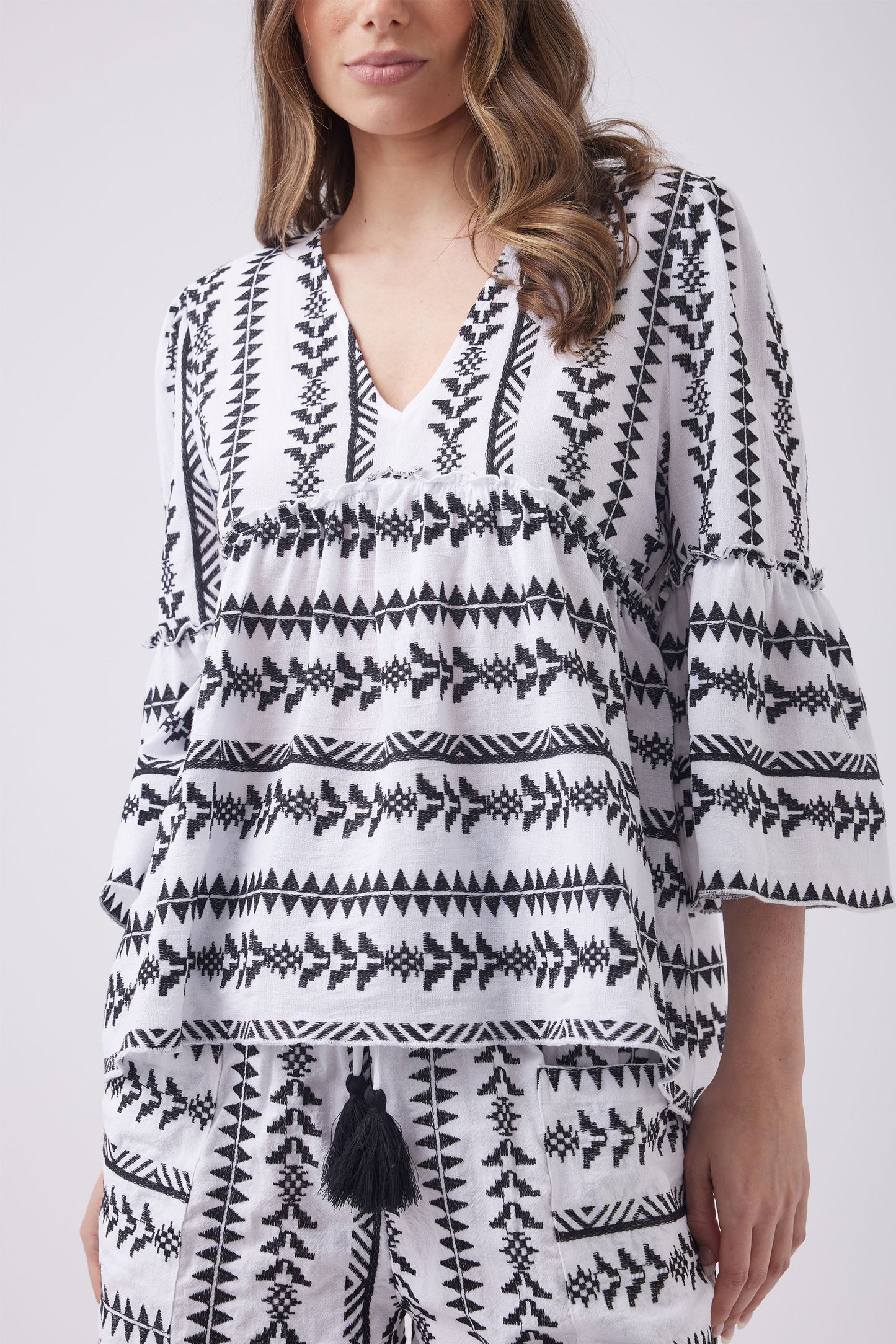 Indie Embroidered Top