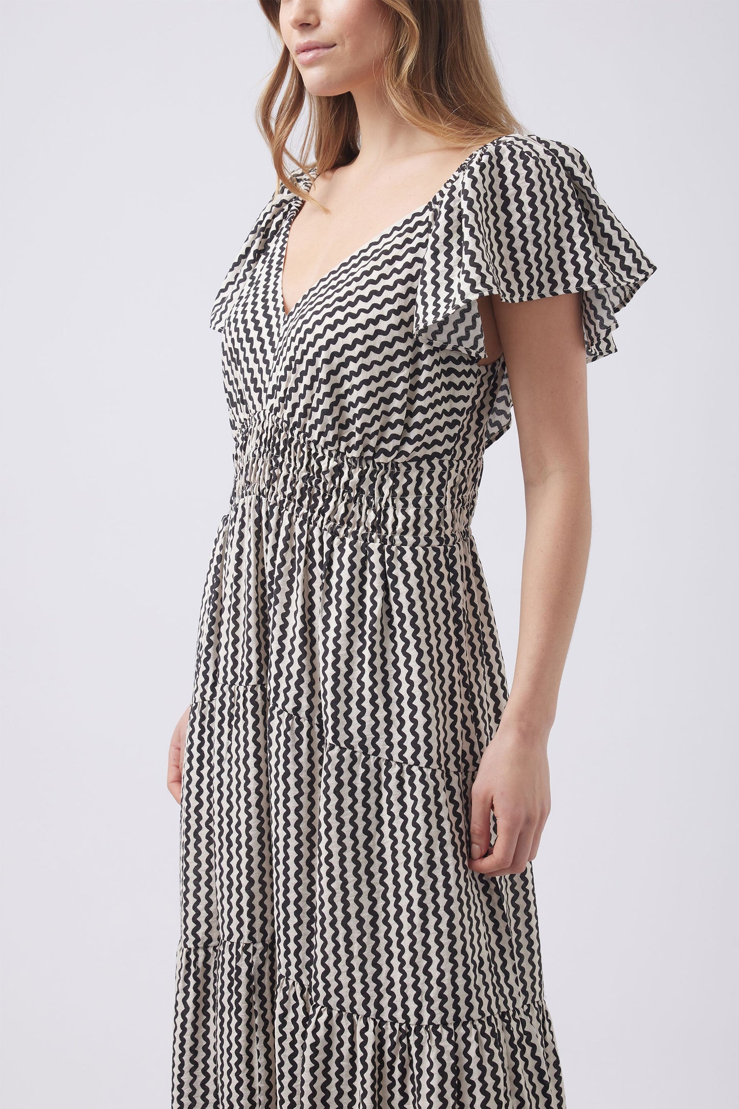 Whittney Flutter Maxi Dress