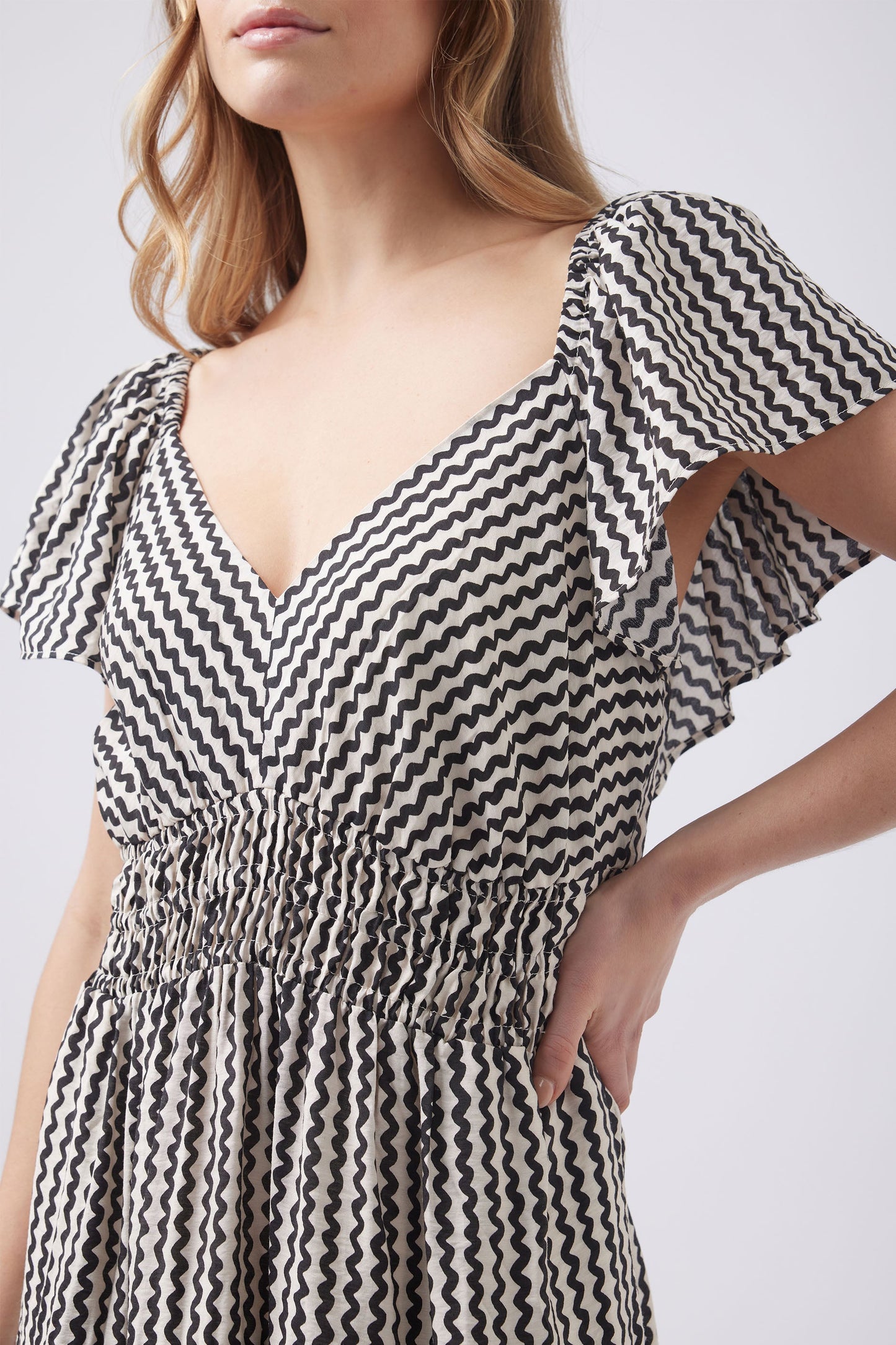 Whittney Flutter Maxi Dress