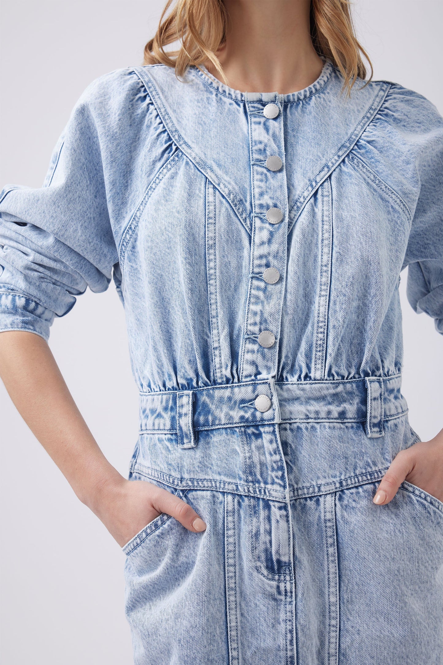 Alicia Denim Mini Dress