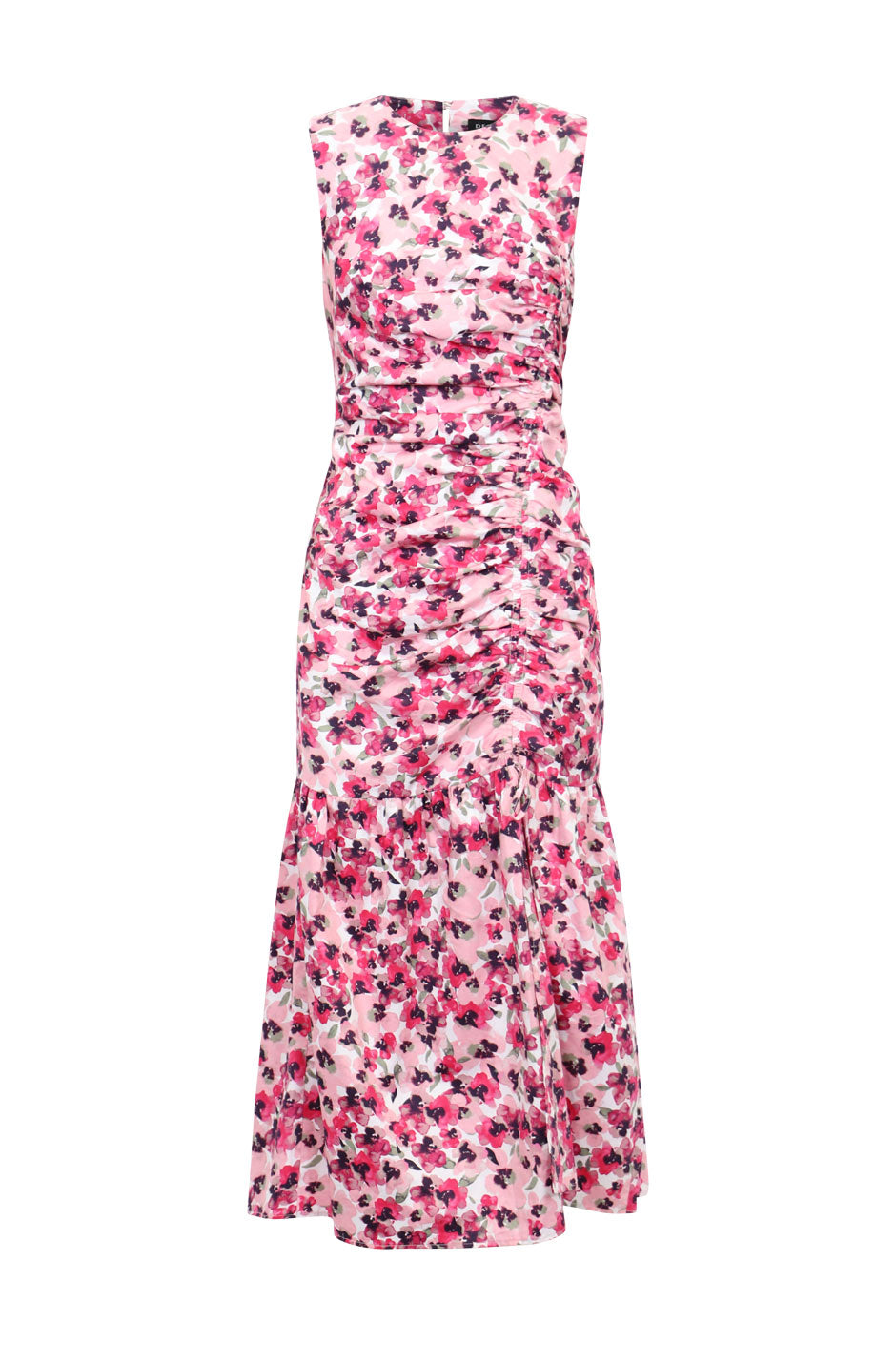 Miranda Gathered Midi Dress