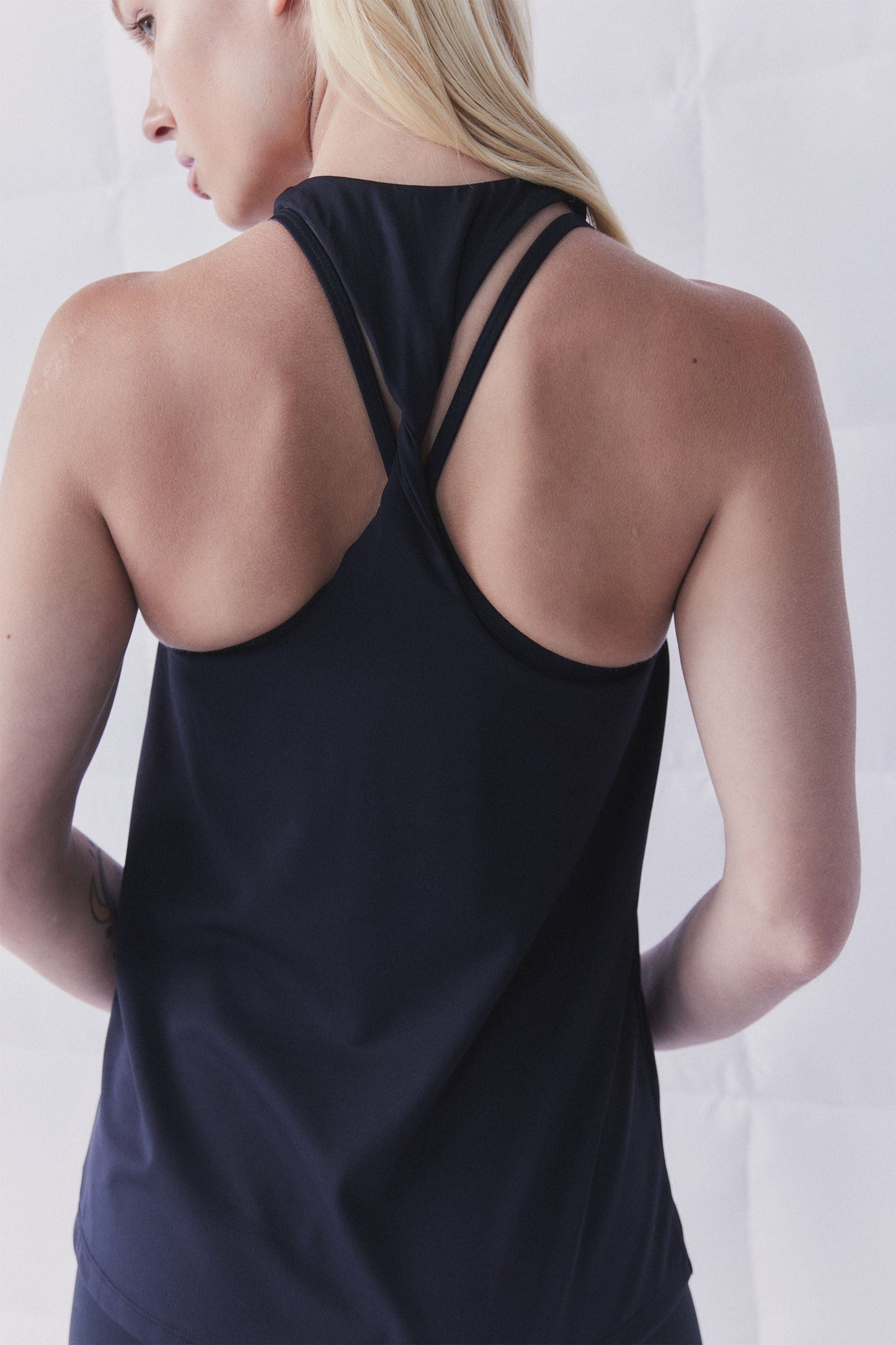 D-Luxe Twist Back Tank