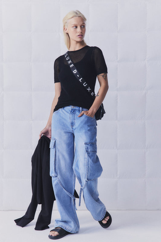 D-Luxe Knit Short Sleeve Tee