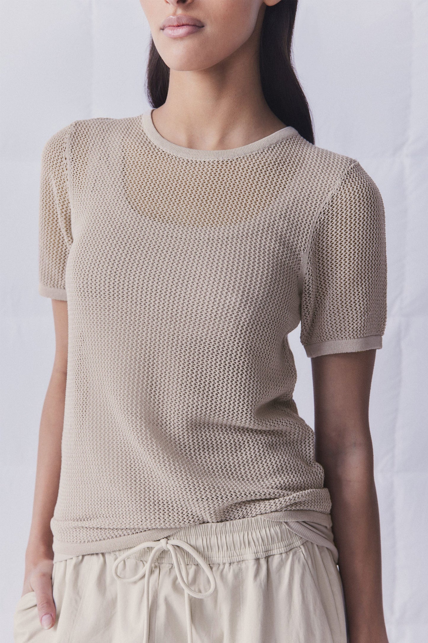 D-Luxe Knit Short Sleeve Tee