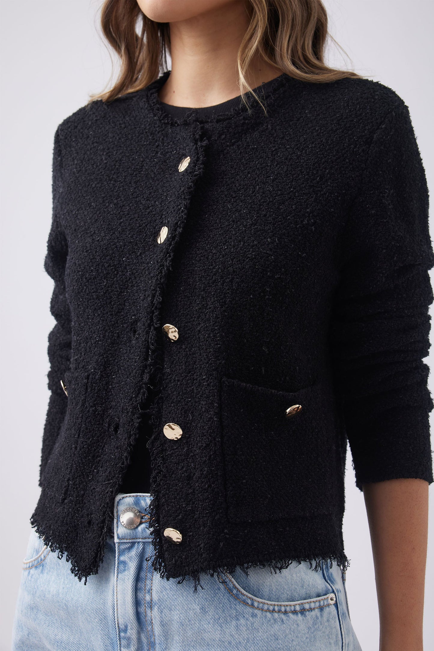 Gabi Knit Crop Jacket