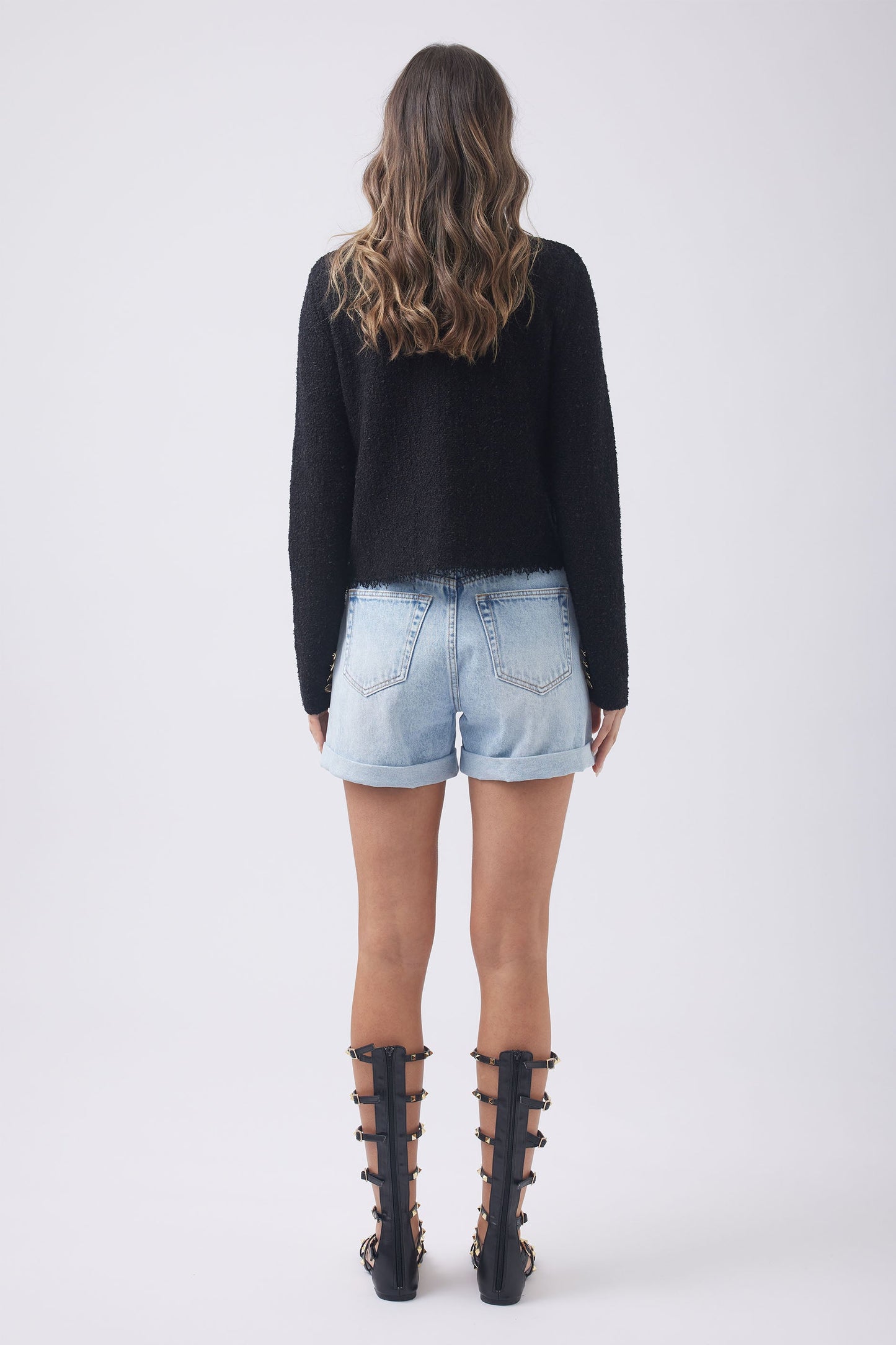 Gabi Knit Crop Jacket