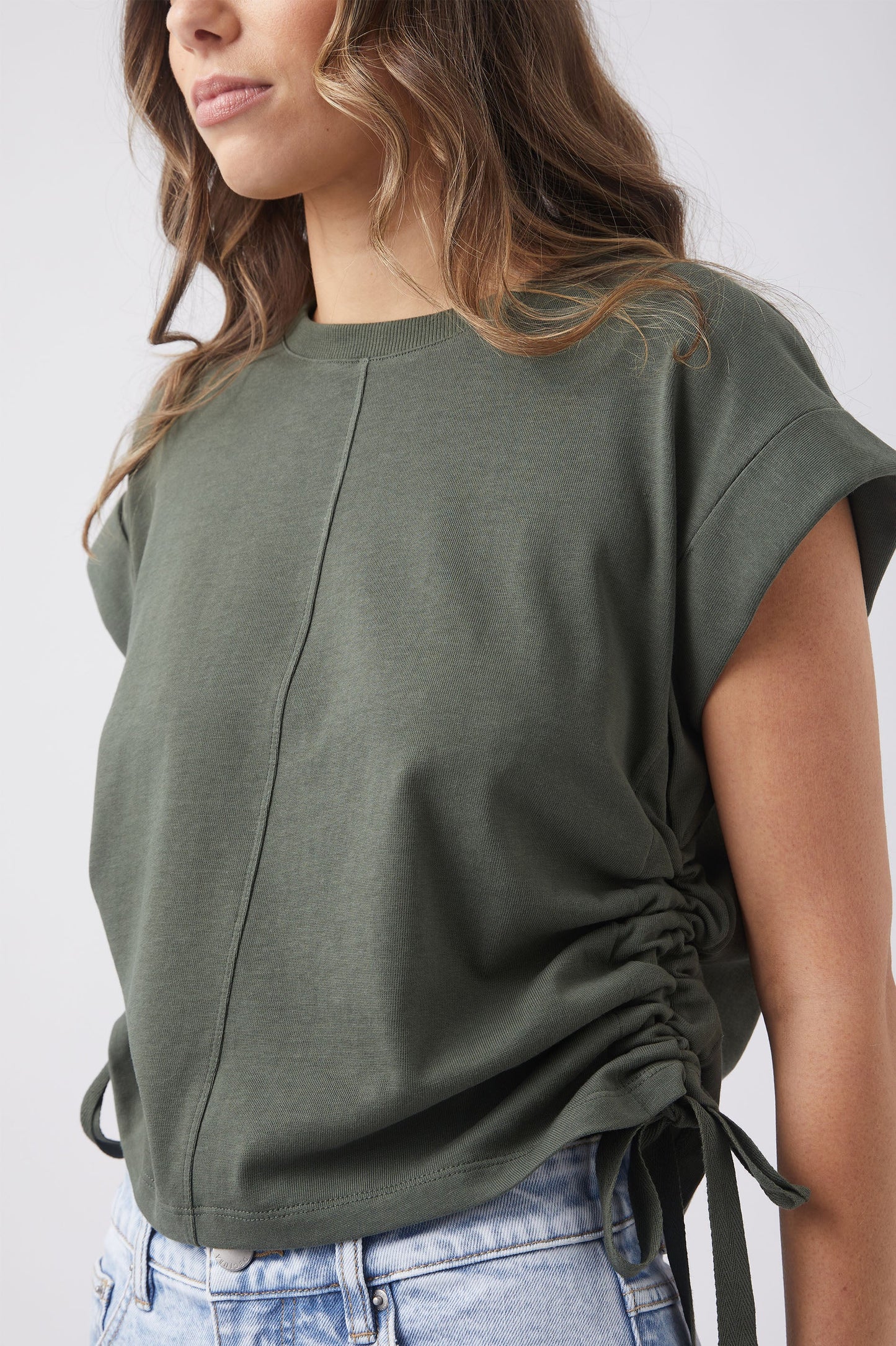 Archie Ruched Side Tee