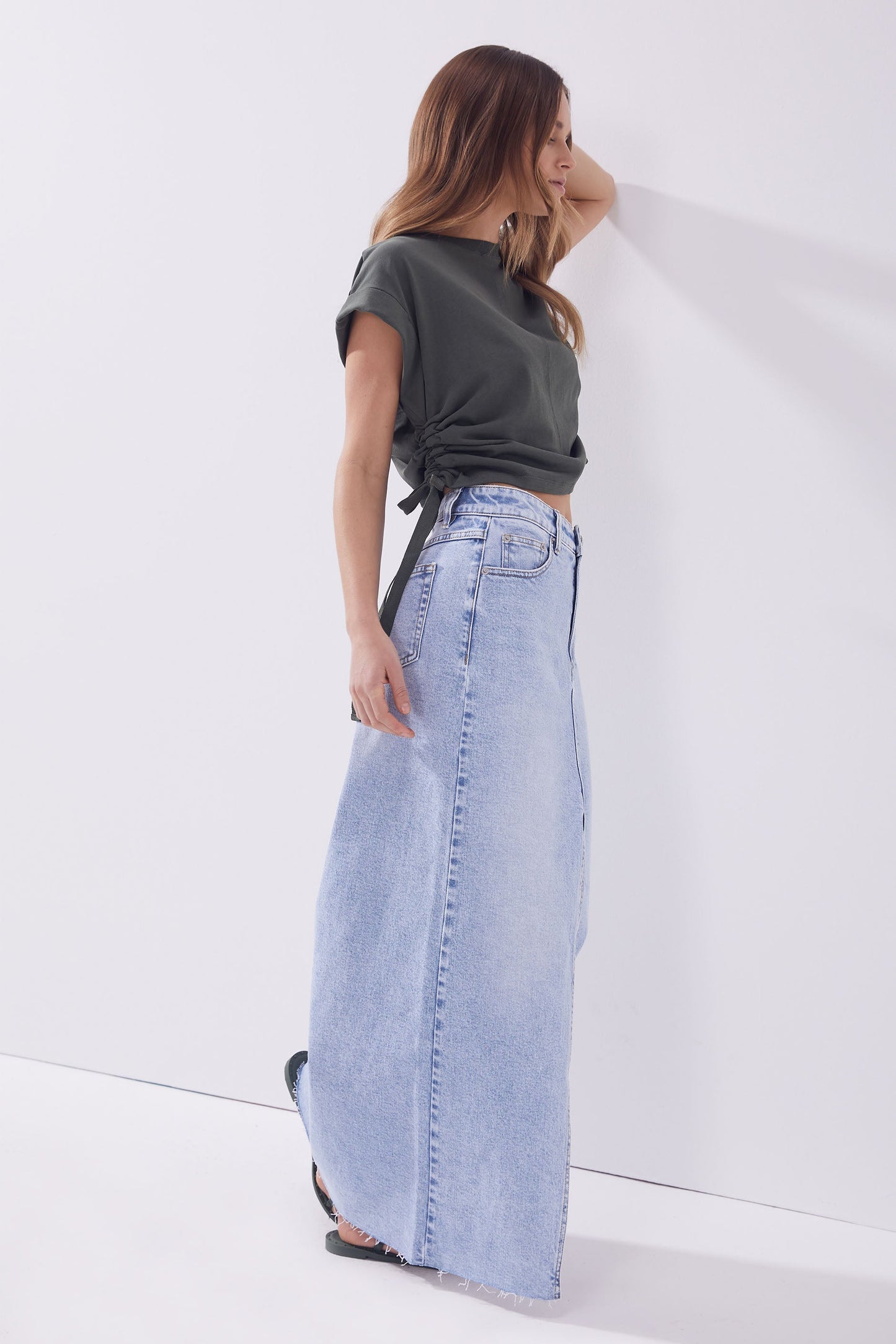 Archie Ruched Side Tee