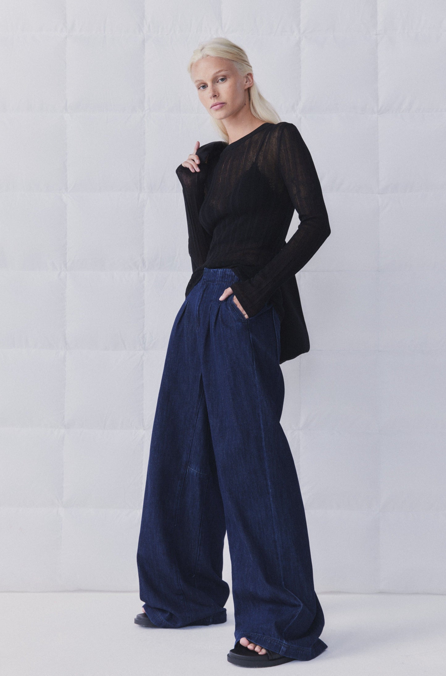 D-Luxe Knitted Long Sleeve Top