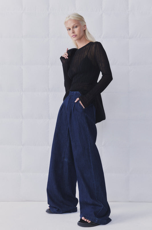 D-Luxe Knitted Long Sleeve Top