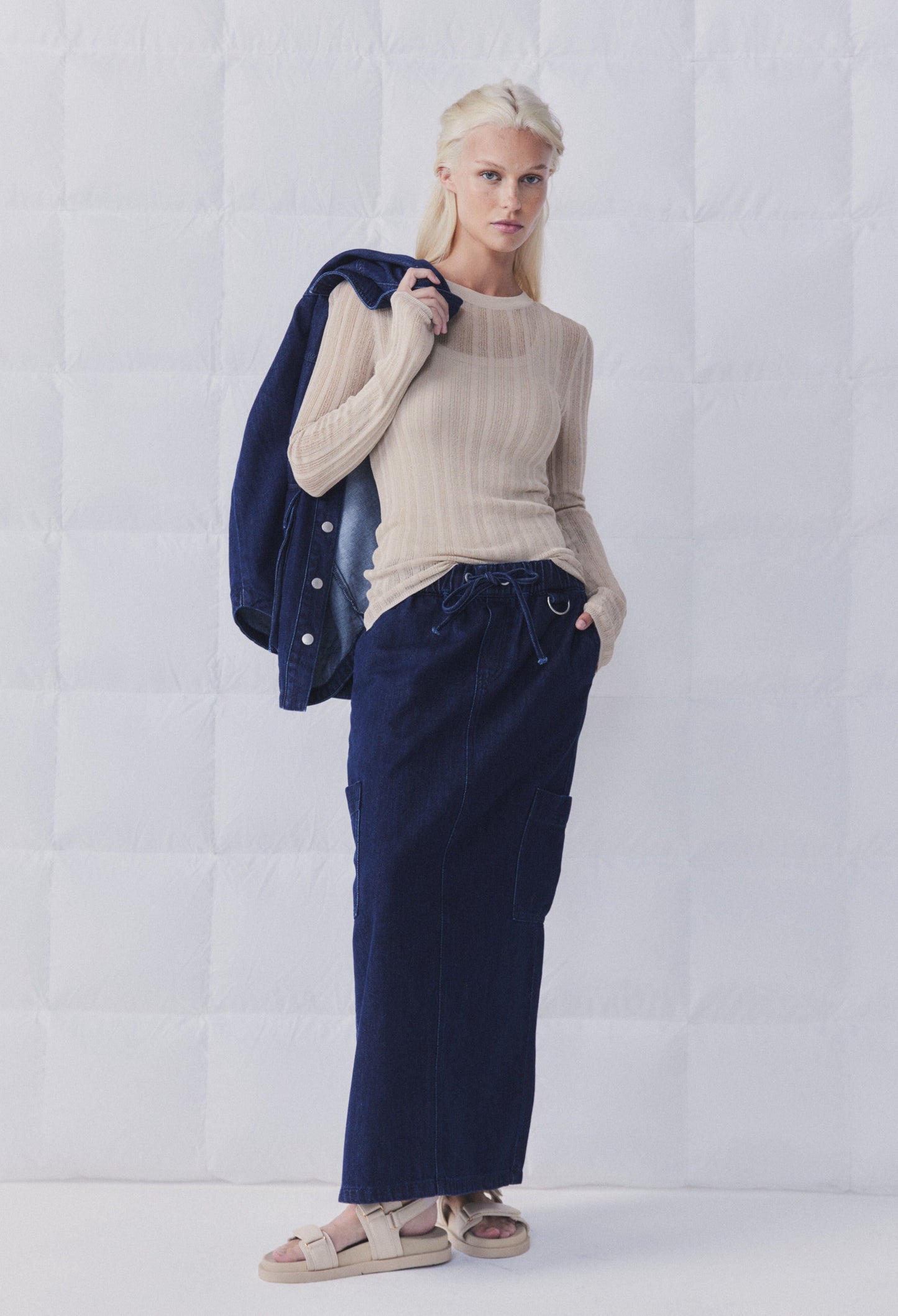 D-Luxe Knitted Long Sleeve Top