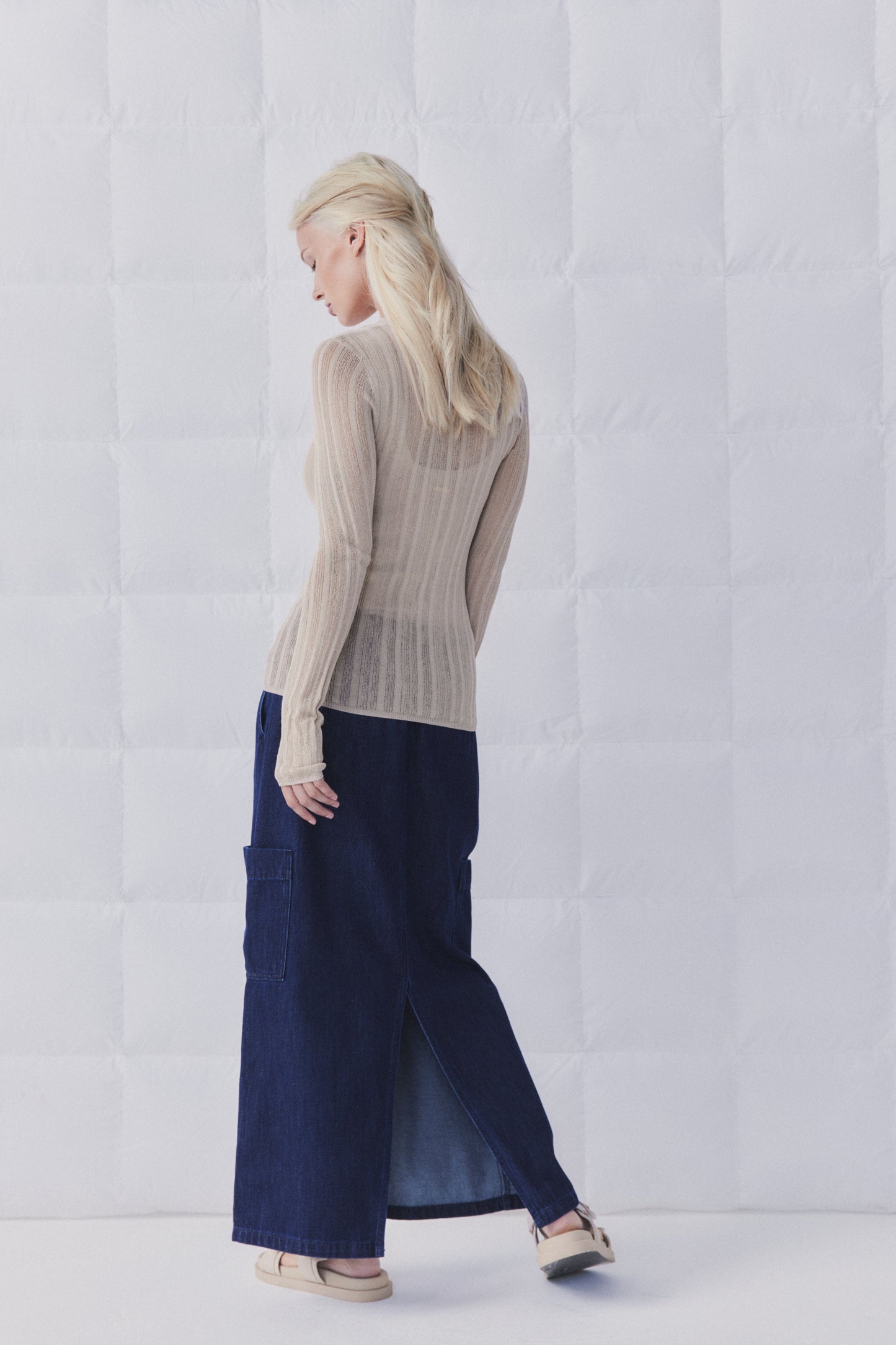 D-Luxe Knitted Long Sleeve Top