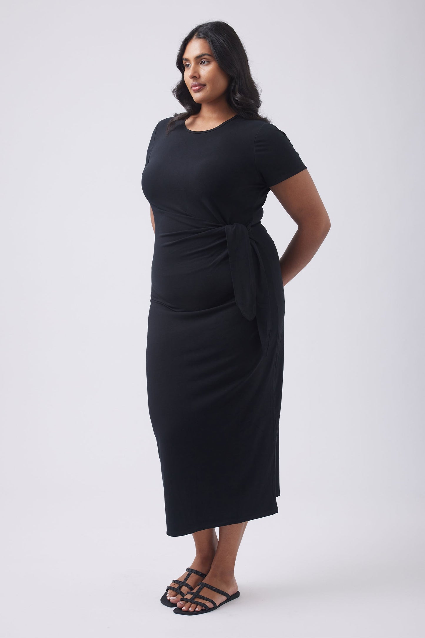 Saylor Jersey Midi Dress