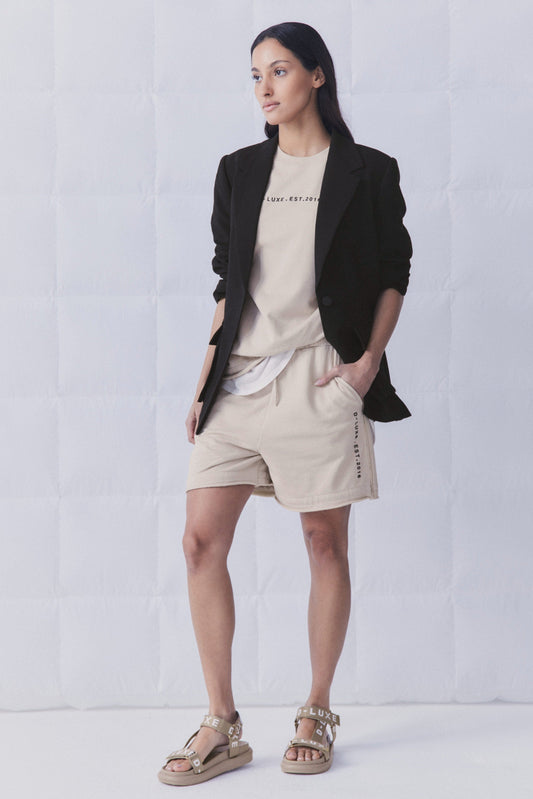 D-Luxe Relaxed Jersey Short
