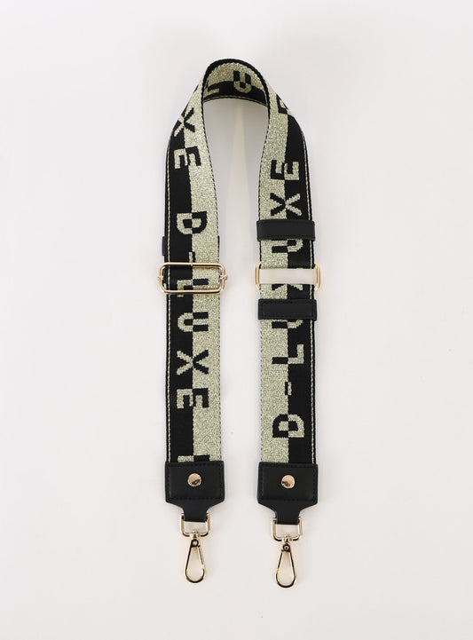 D-Luxe Contrast Logo Bag Strap