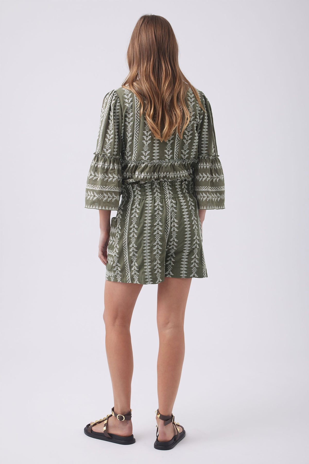 Indie Embroidered Short