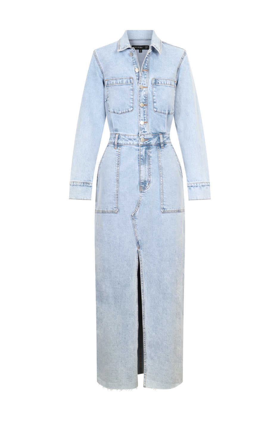 Ellie Denim Maxi Dress