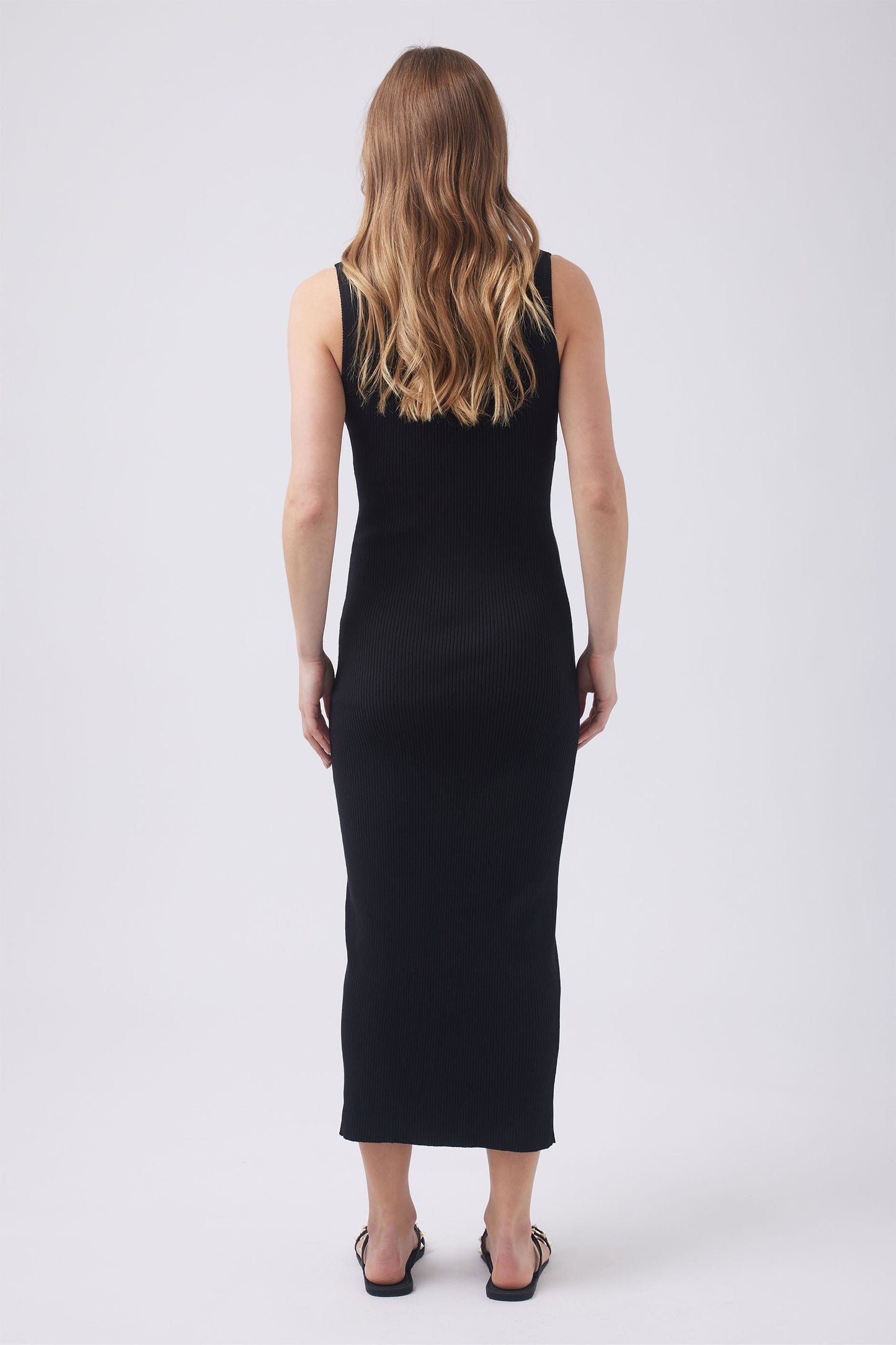 Olivia Button Front Knit Dress