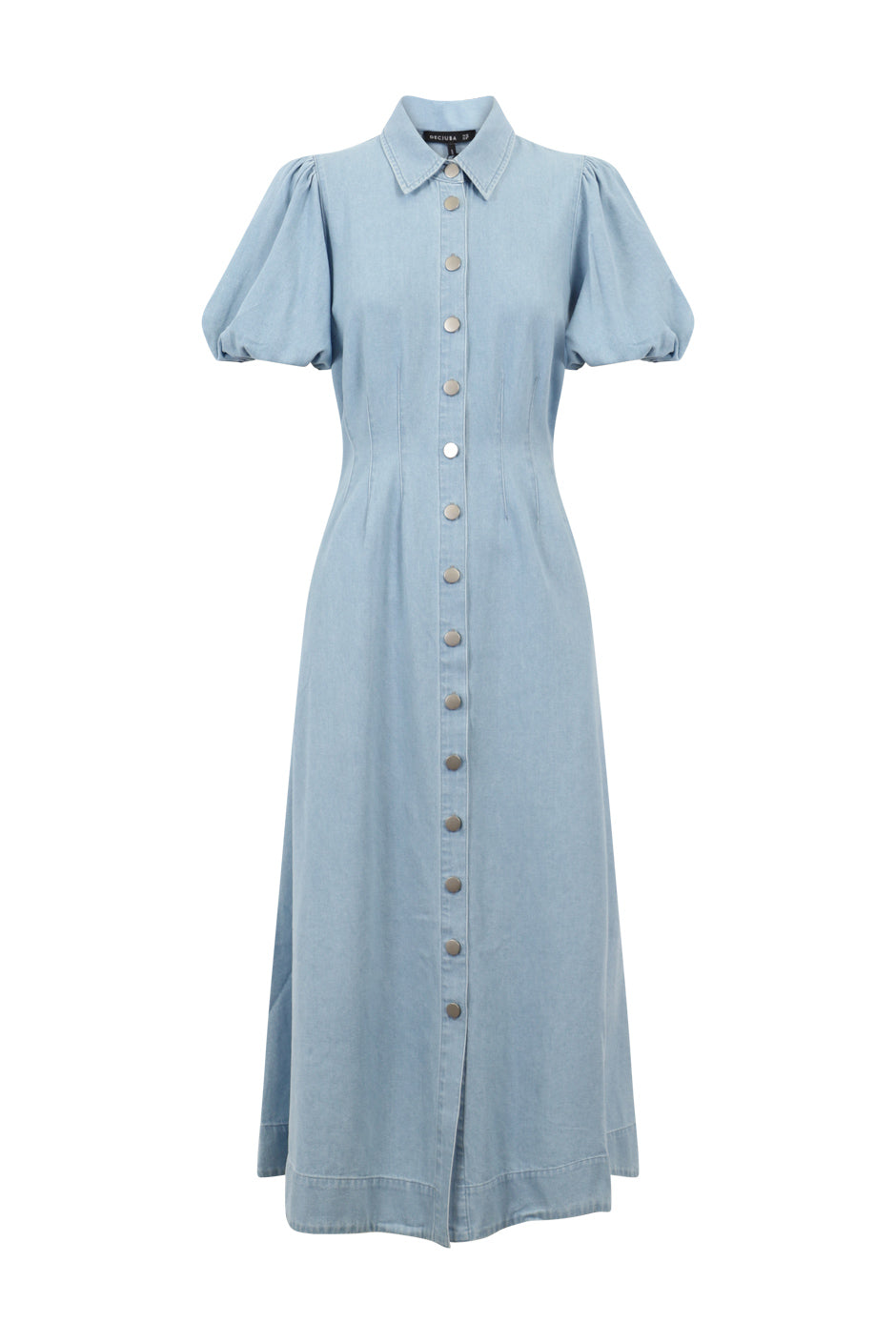 Sara Button Denim Dress