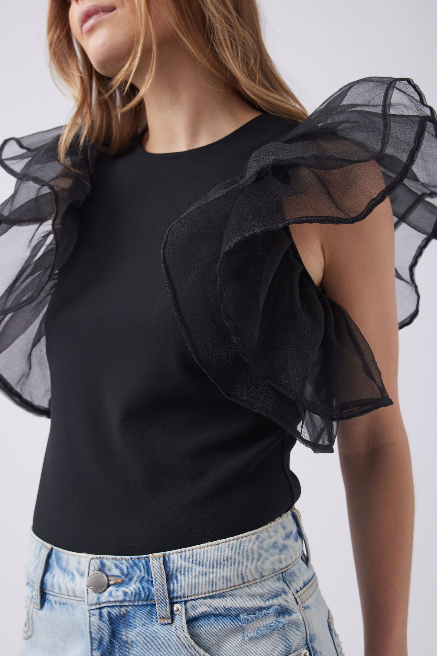 Elena Ruffle Bodysuit