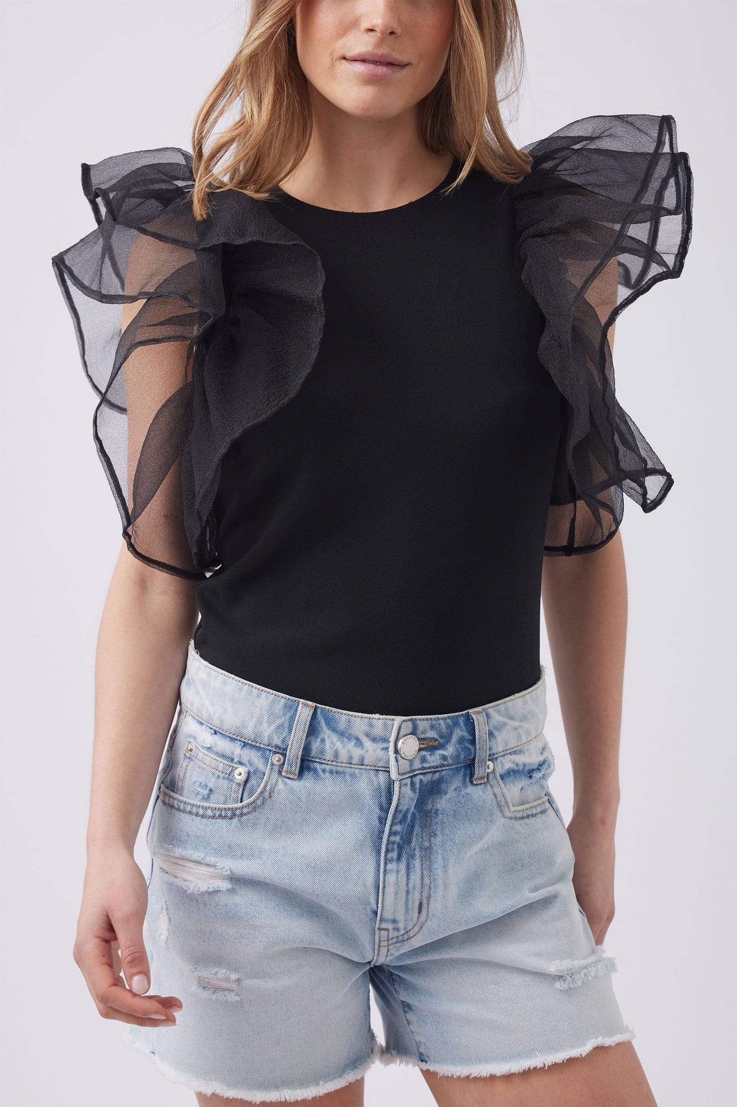 Elena Ruffle Bodysuit