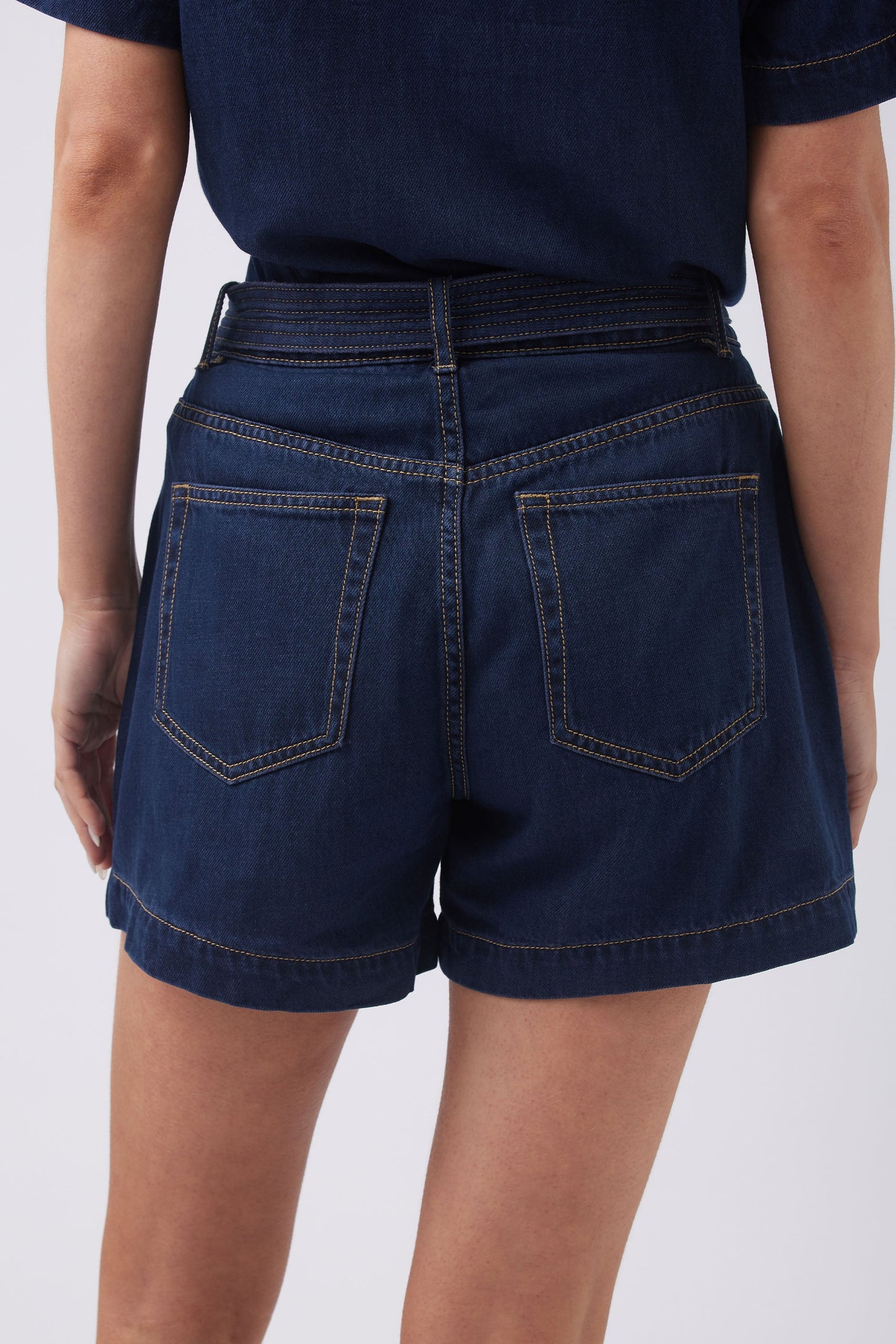 Lexi Waist Tie Denim Short