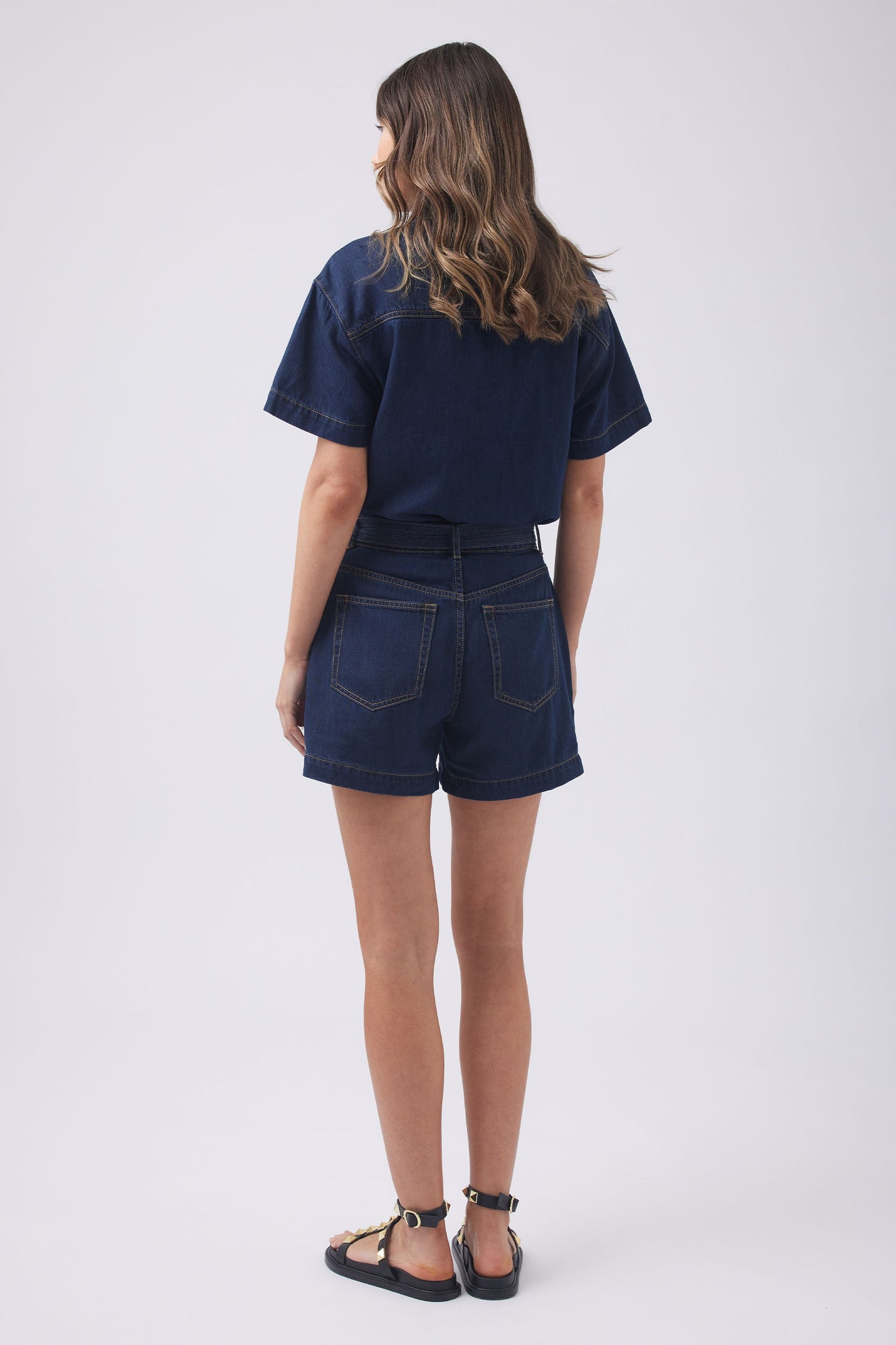 Lexi Waist Tie Denim Short