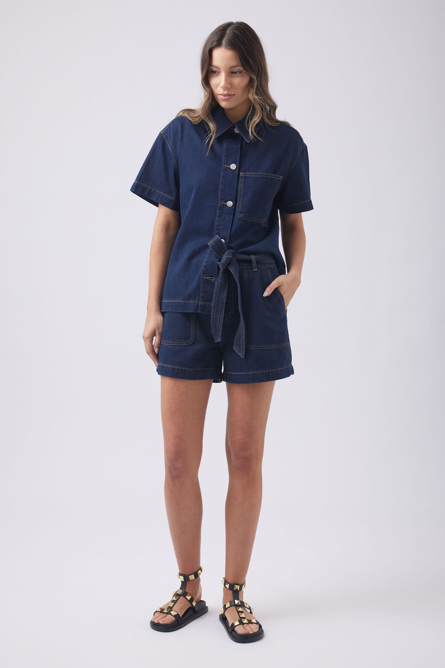 Lexi Oversized Denim Shacket