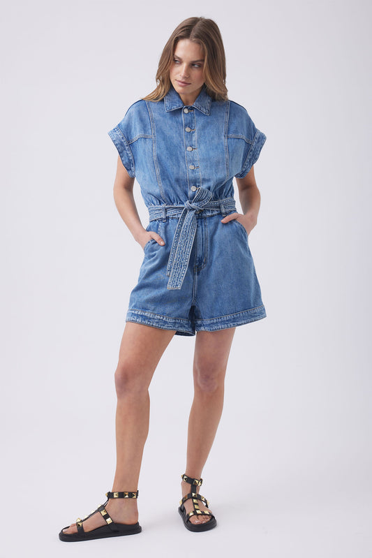 Krissy Denim Romper