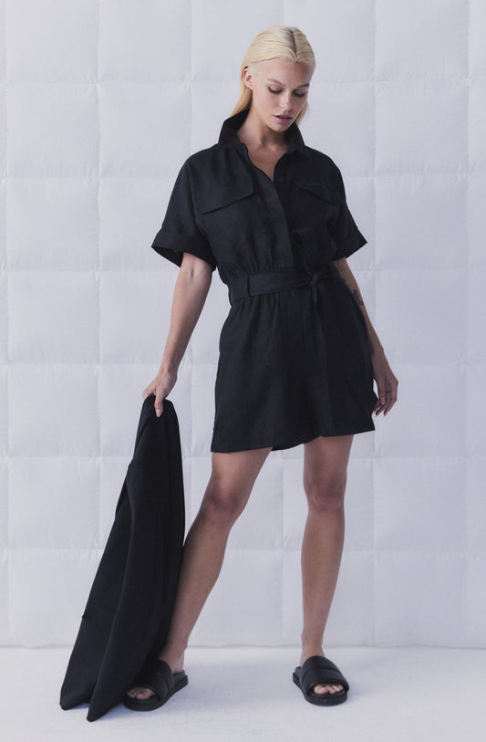 D-Luxe Linen Romper