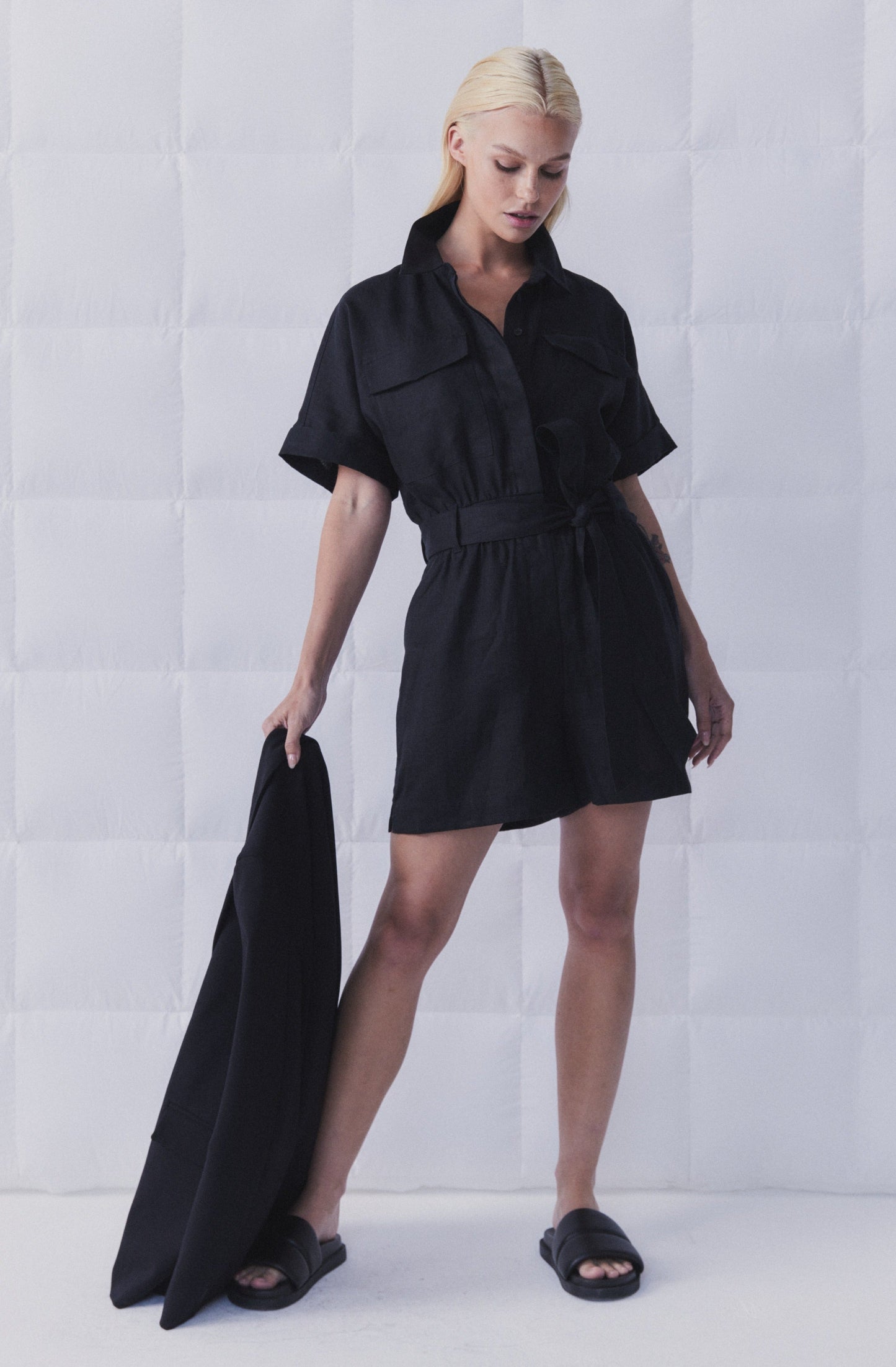 D-Luxe Linen Romper