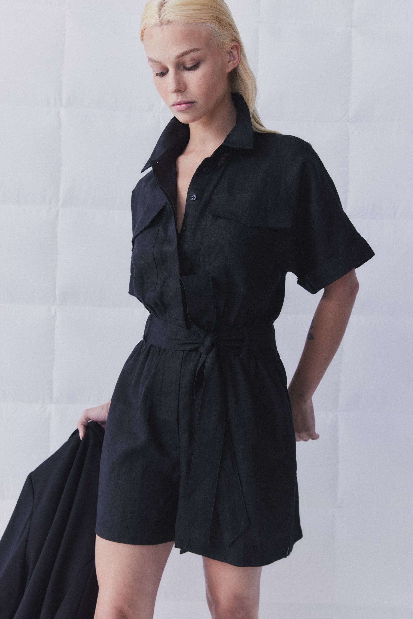 D-Luxe Linen Romper