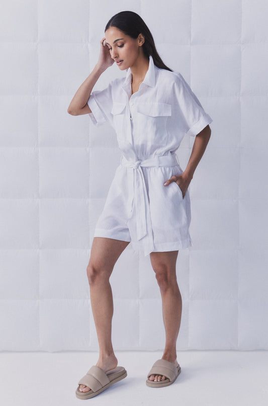 D-Luxe Linen Romper