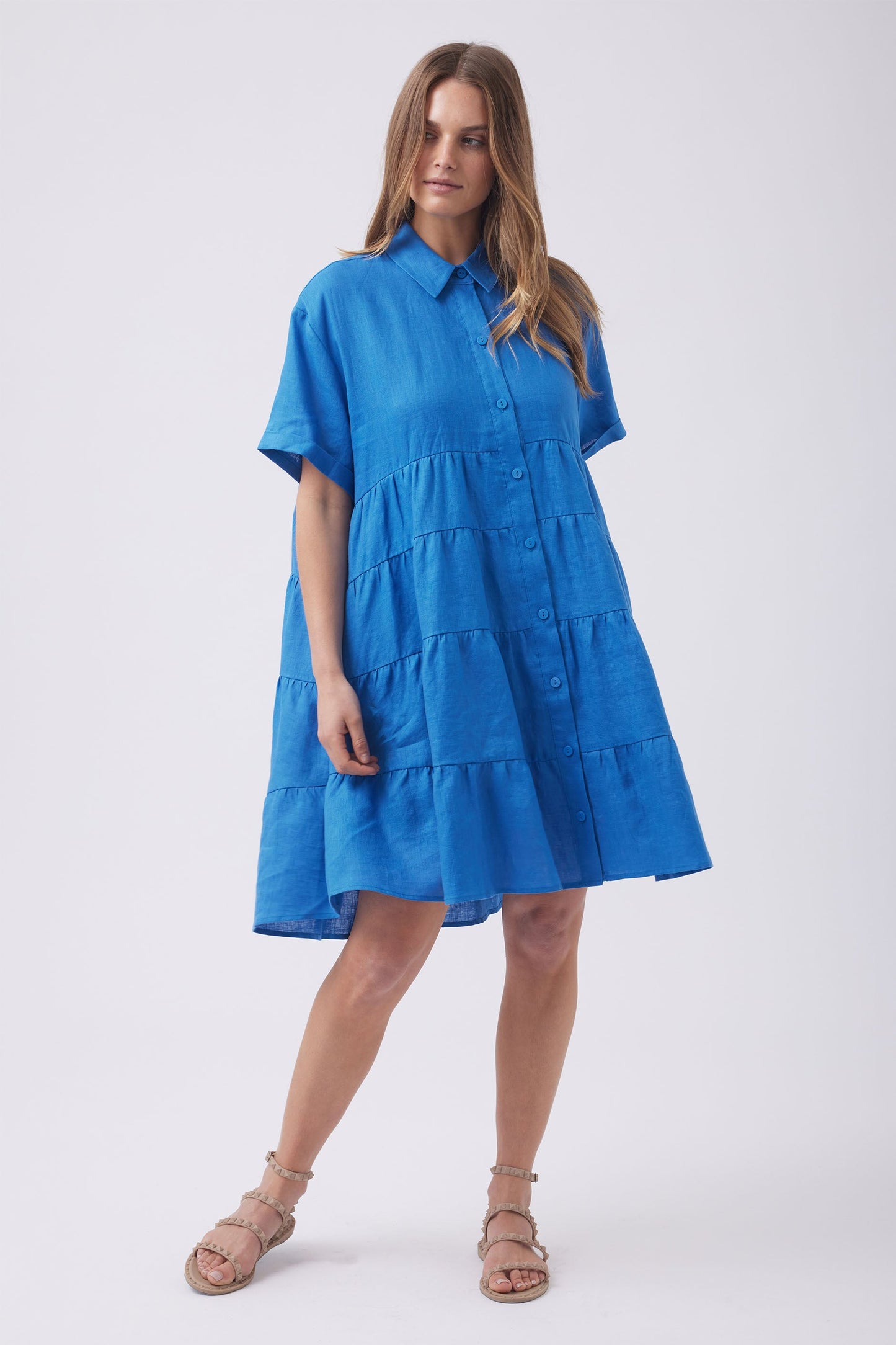 Anisa Mini Shirt Dress